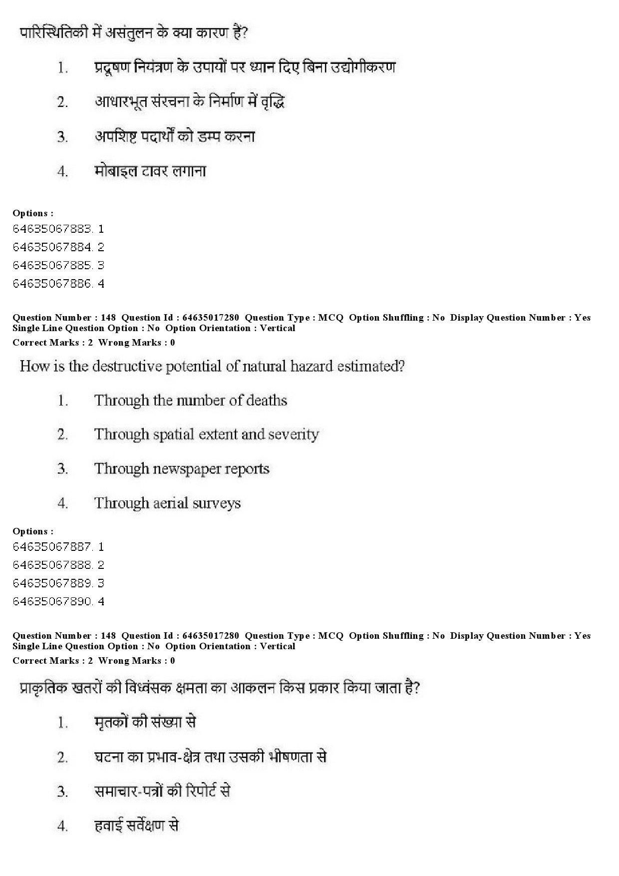 UGC NET Political Science Question Paper June 2019 151