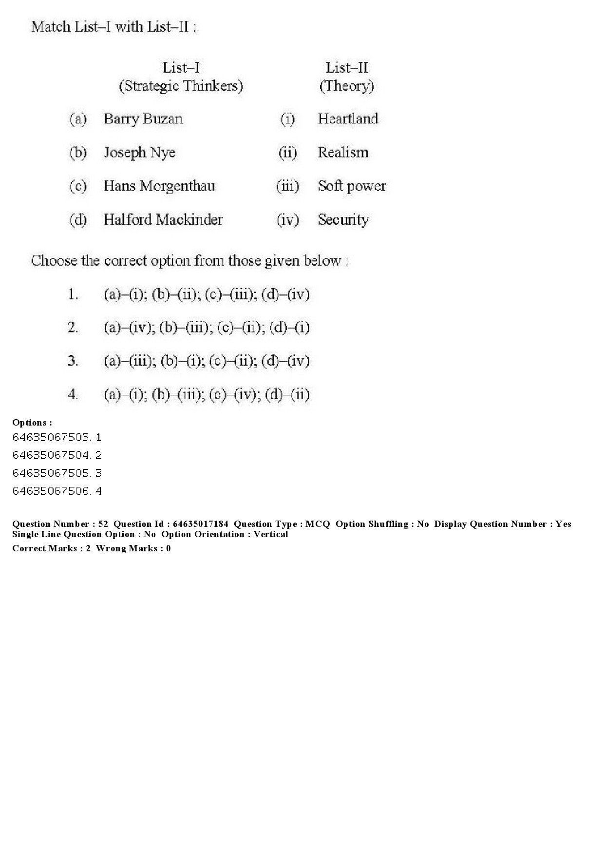 UGC NET Political Science Question Paper June 2019 51