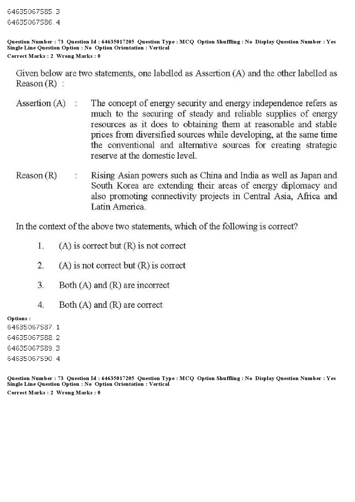 UGC NET Political Science Question Paper June 2019 72