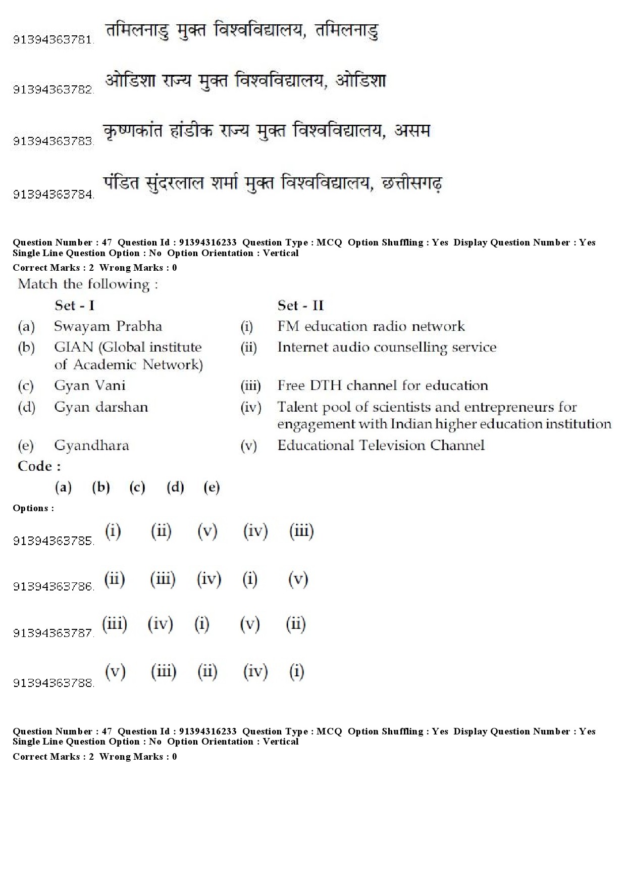 UGC NET Population Studies Question Paper December 2018 39