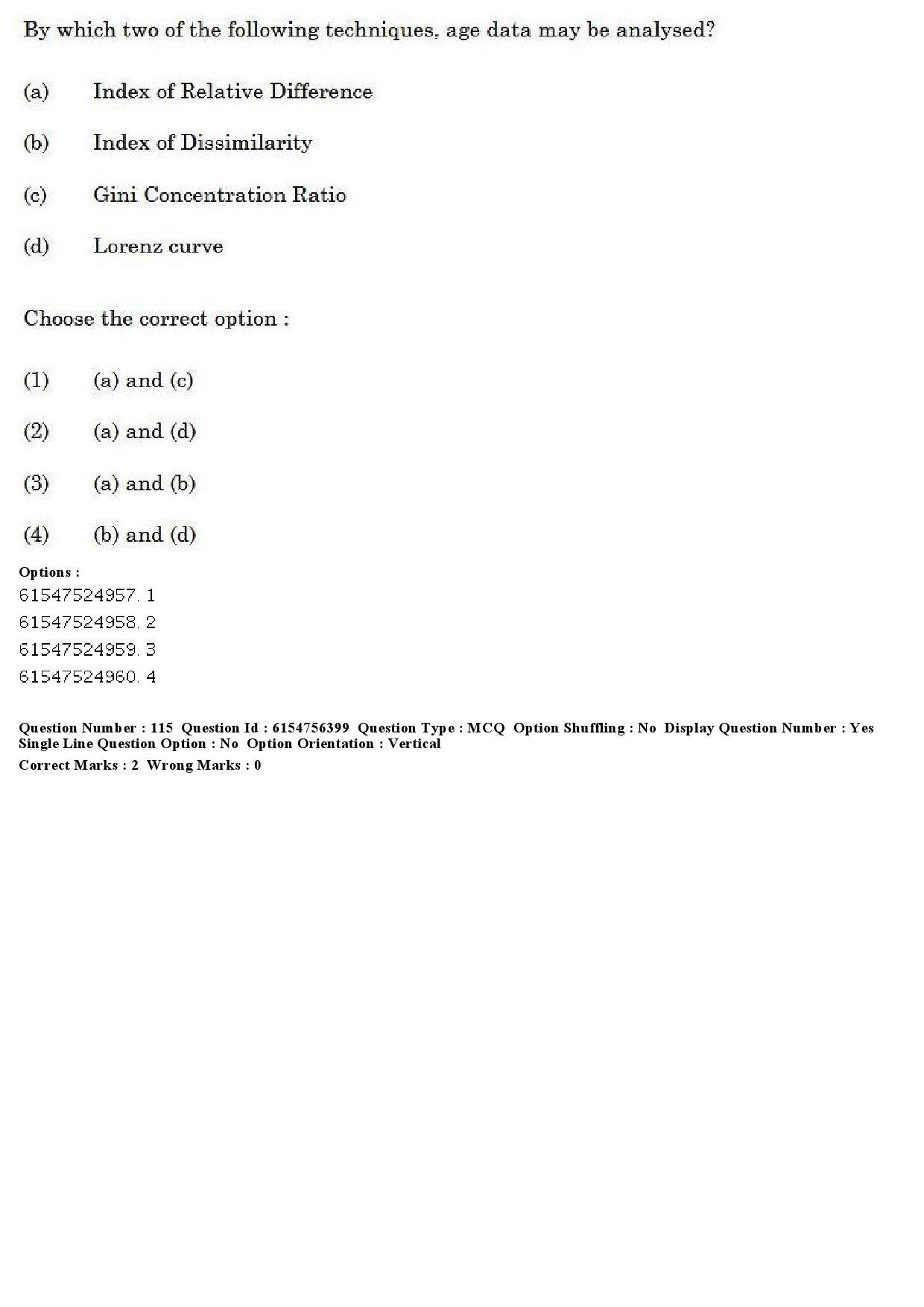 UGC NET Population Studies Question Paper December 2019 101