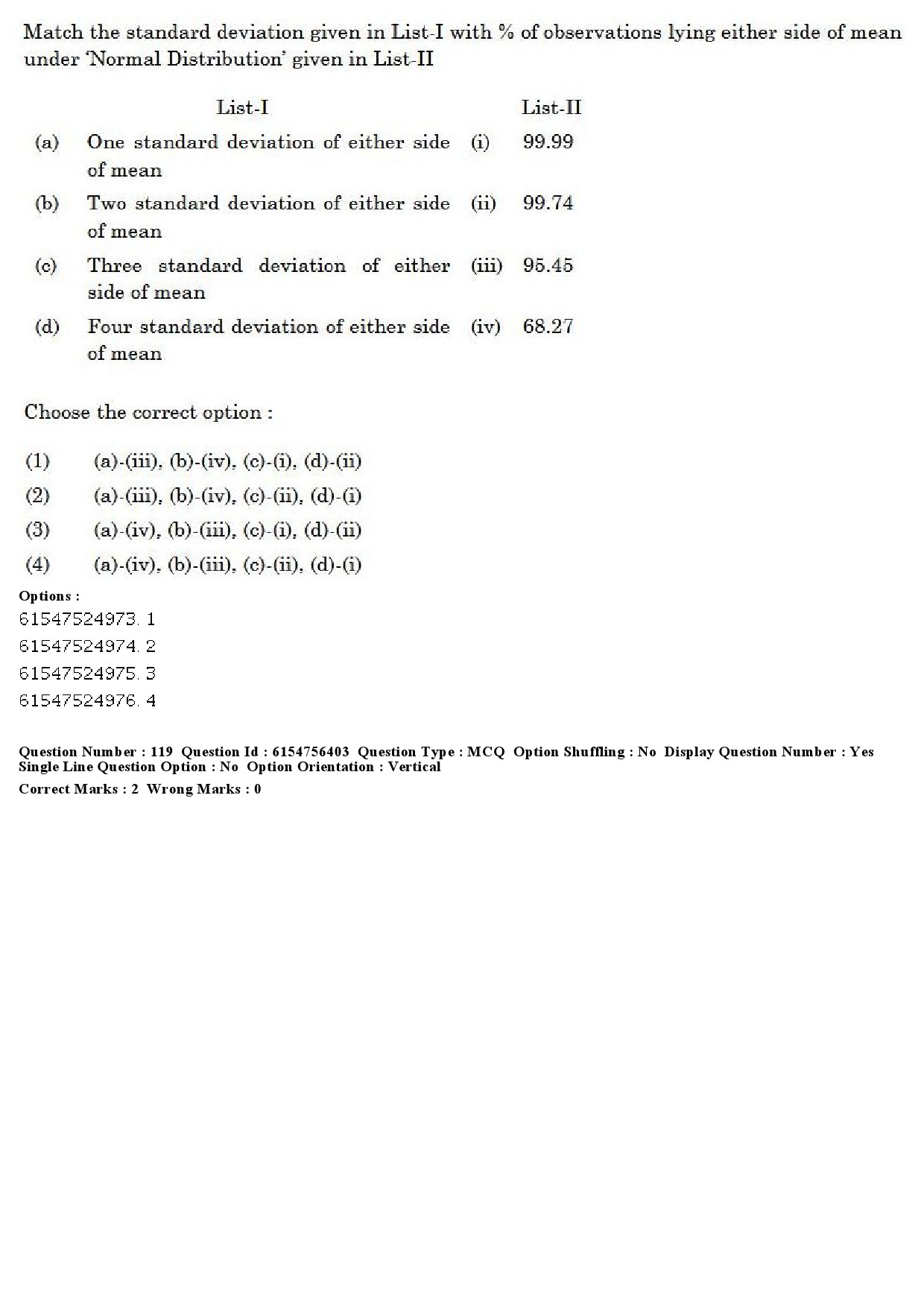 UGC NET Population Studies Question Paper December 2019 109