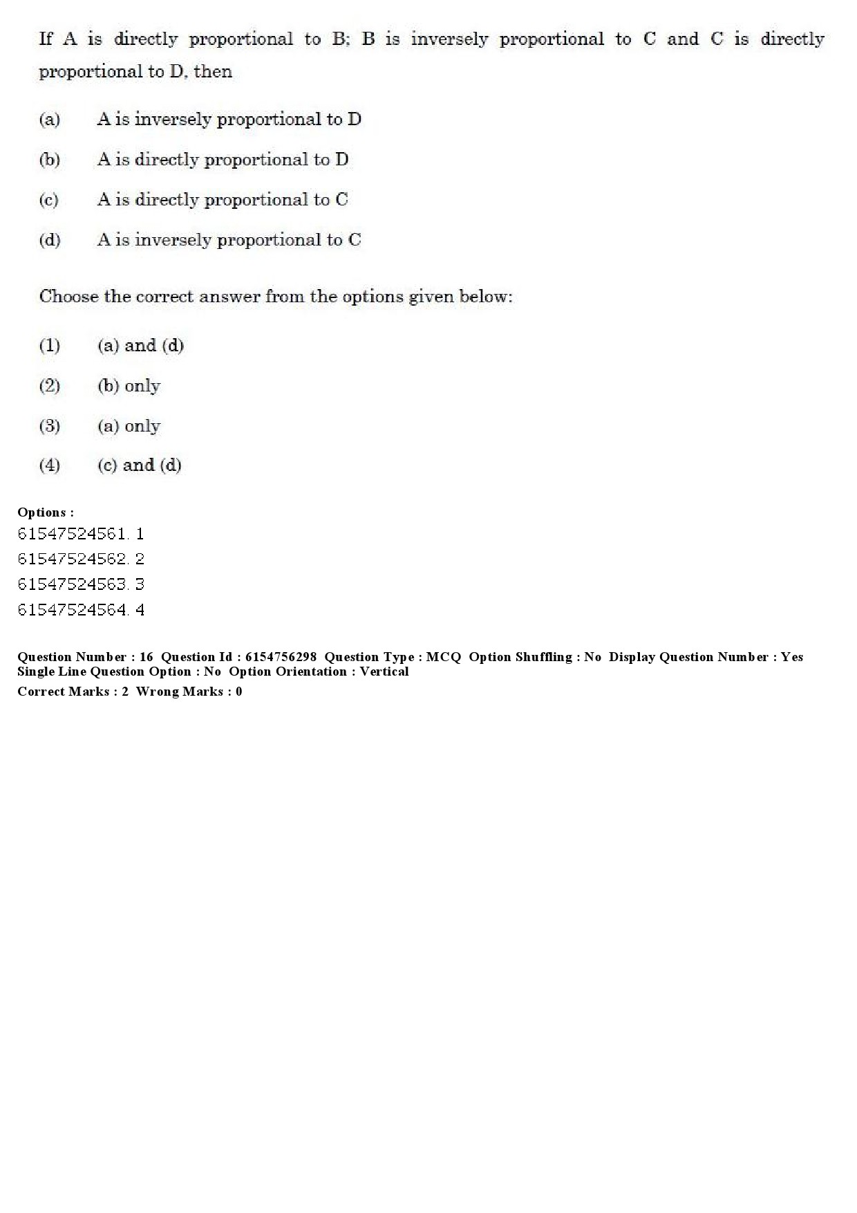 UGC NET Population Studies Question Paper December 2019 16