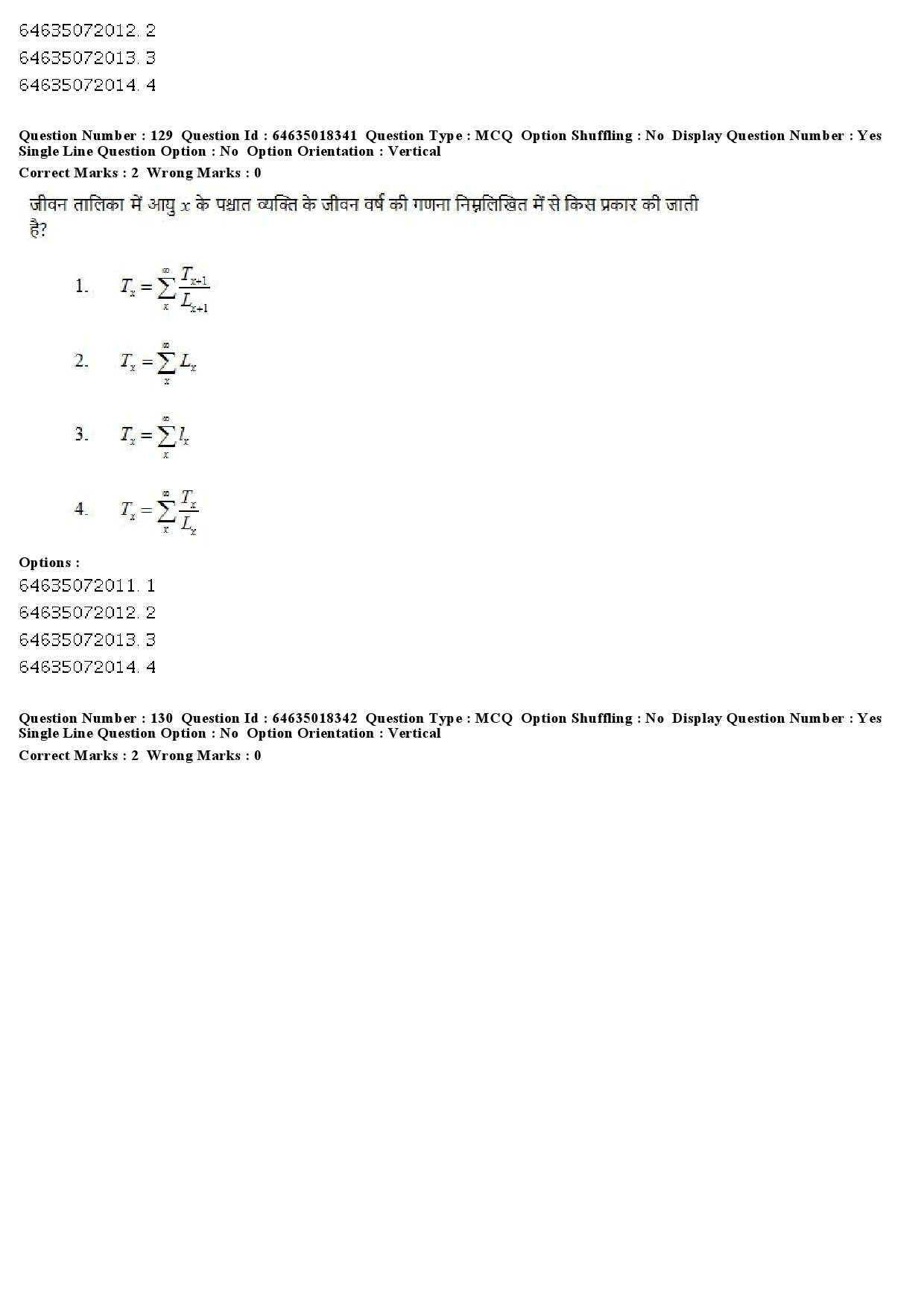 UGC NET Population Studies Question Paper June 2019 110