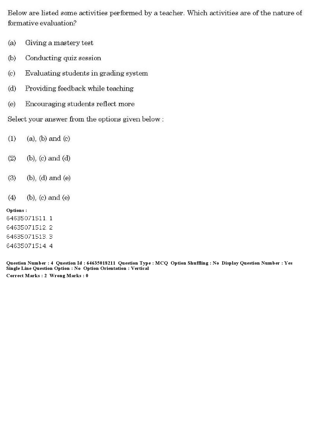 UGC NET Population Studies Question Paper June 2019 5