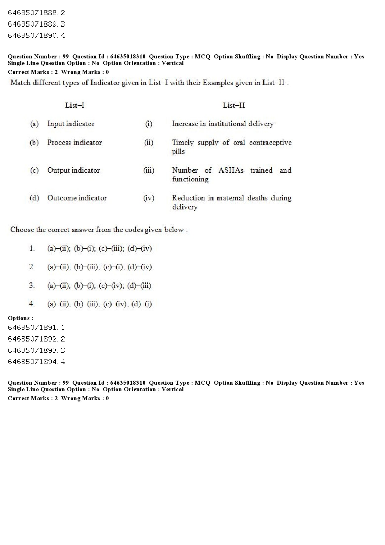 UGC NET Population Studies Question Paper June 2019 84