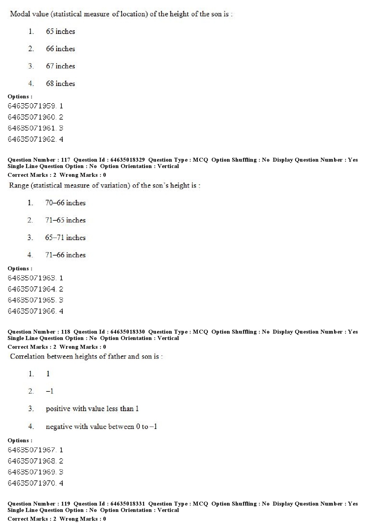 UGC NET Population Studies Question Paper June 2019 98