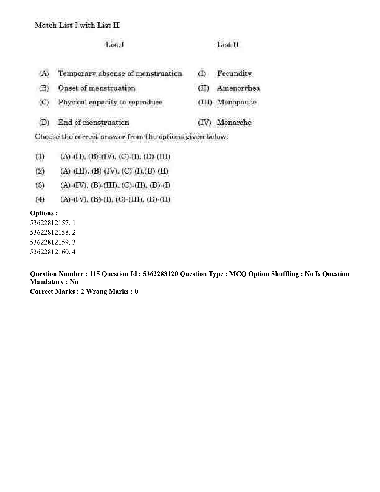 UGC NET Population Studies Question Paper September 2020 118