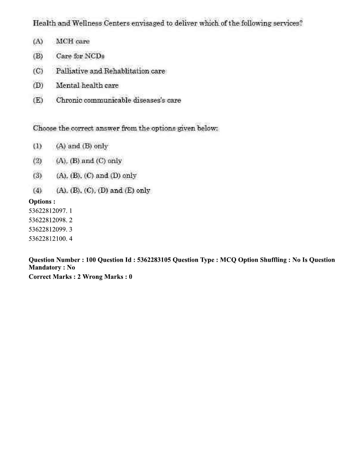 UGC NET Population Studies Question Paper September 2020 88