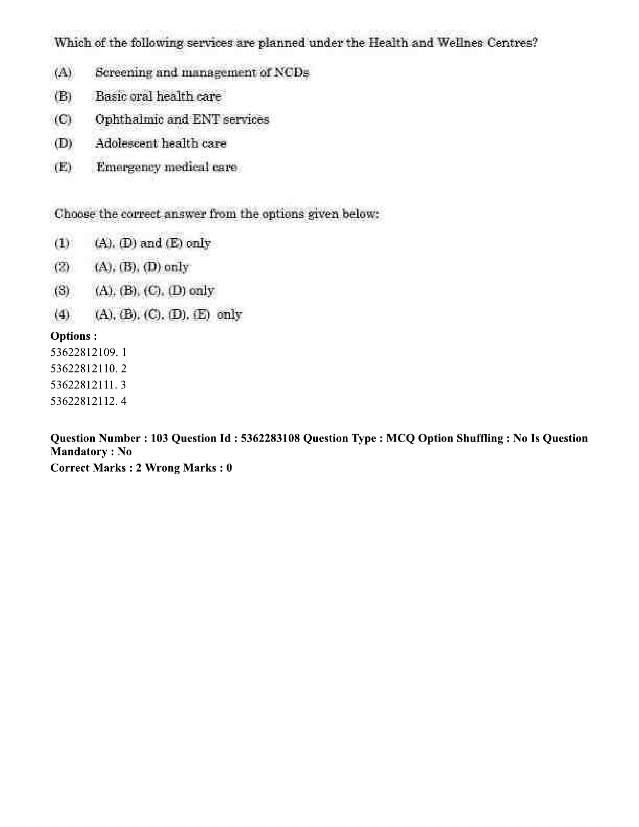 UGC NET Population Studies Question Paper September 2020 94