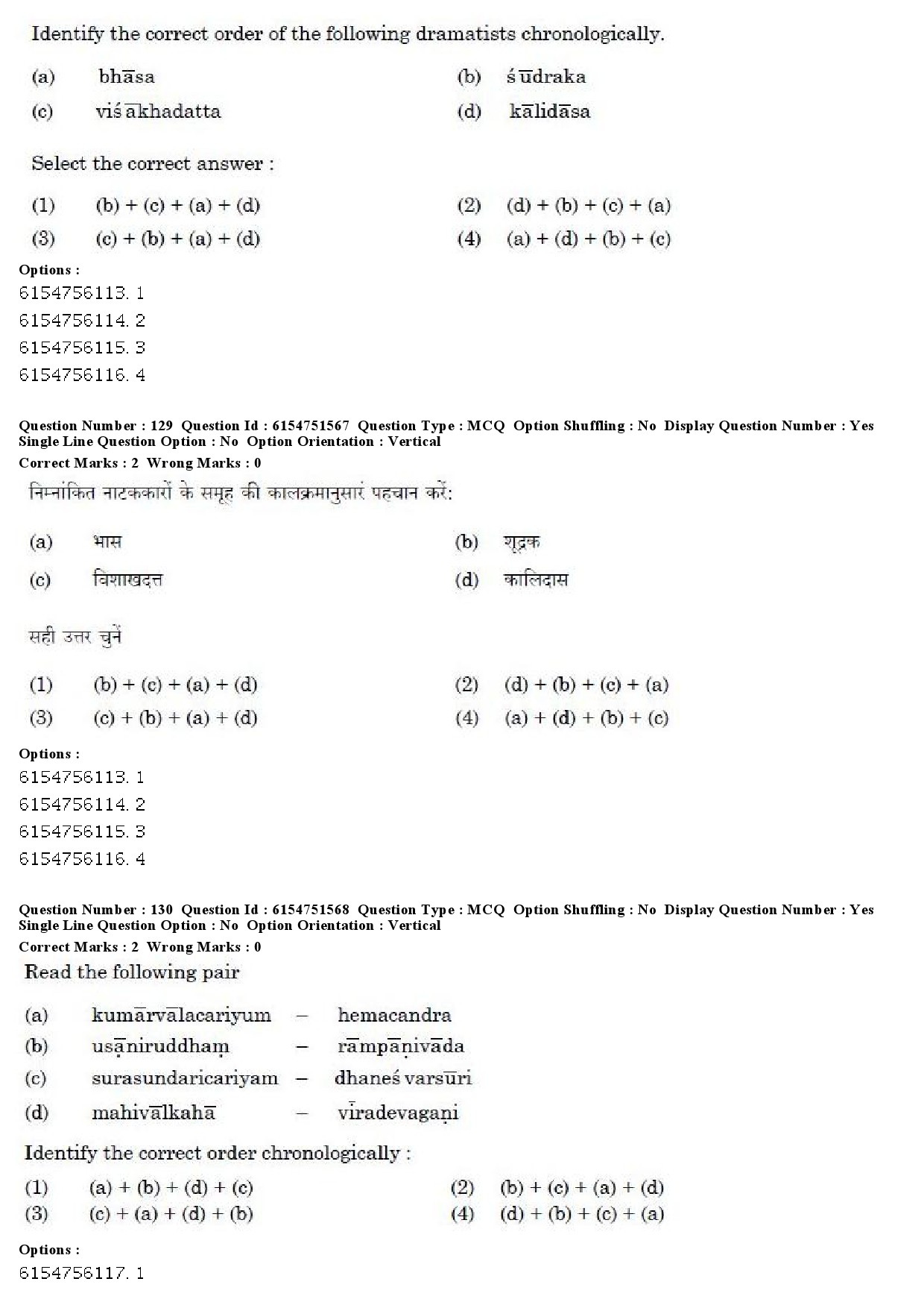 UGC NET Prakrit Question Paper December 2019 112