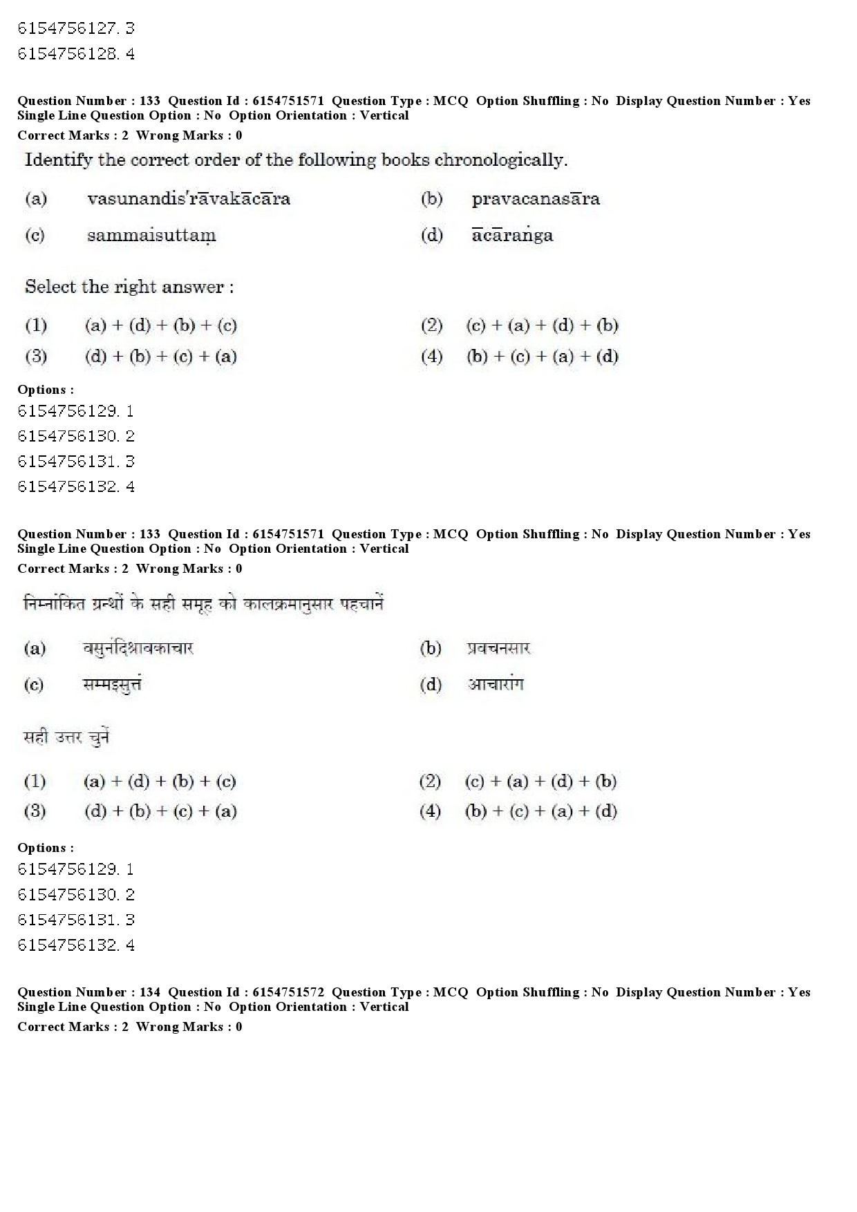 UGC NET Prakrit Question Paper December 2019 115