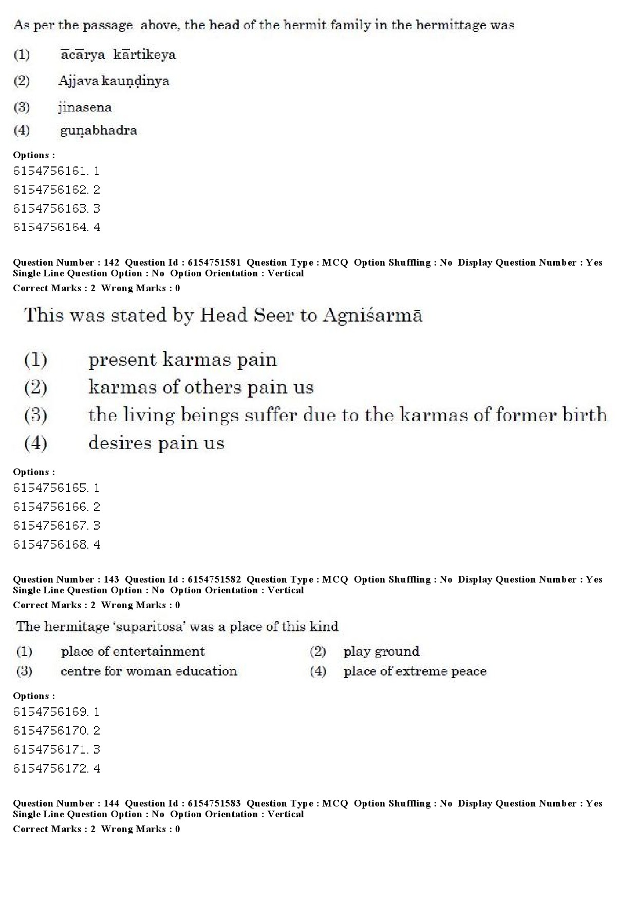 UGC NET Prakrit Question Paper December 2019 123