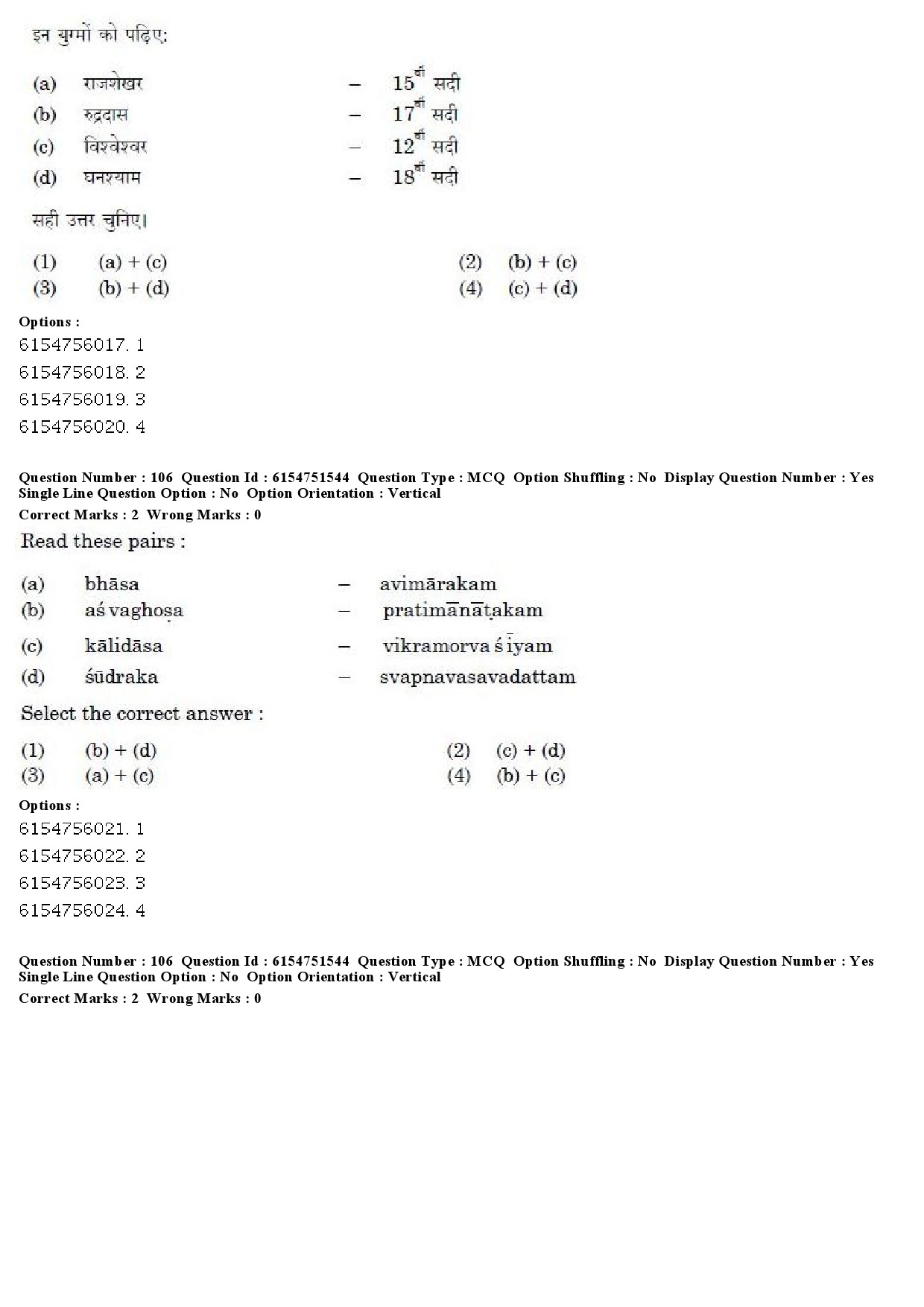 UGC NET Prakrit Question Paper December 2019 81