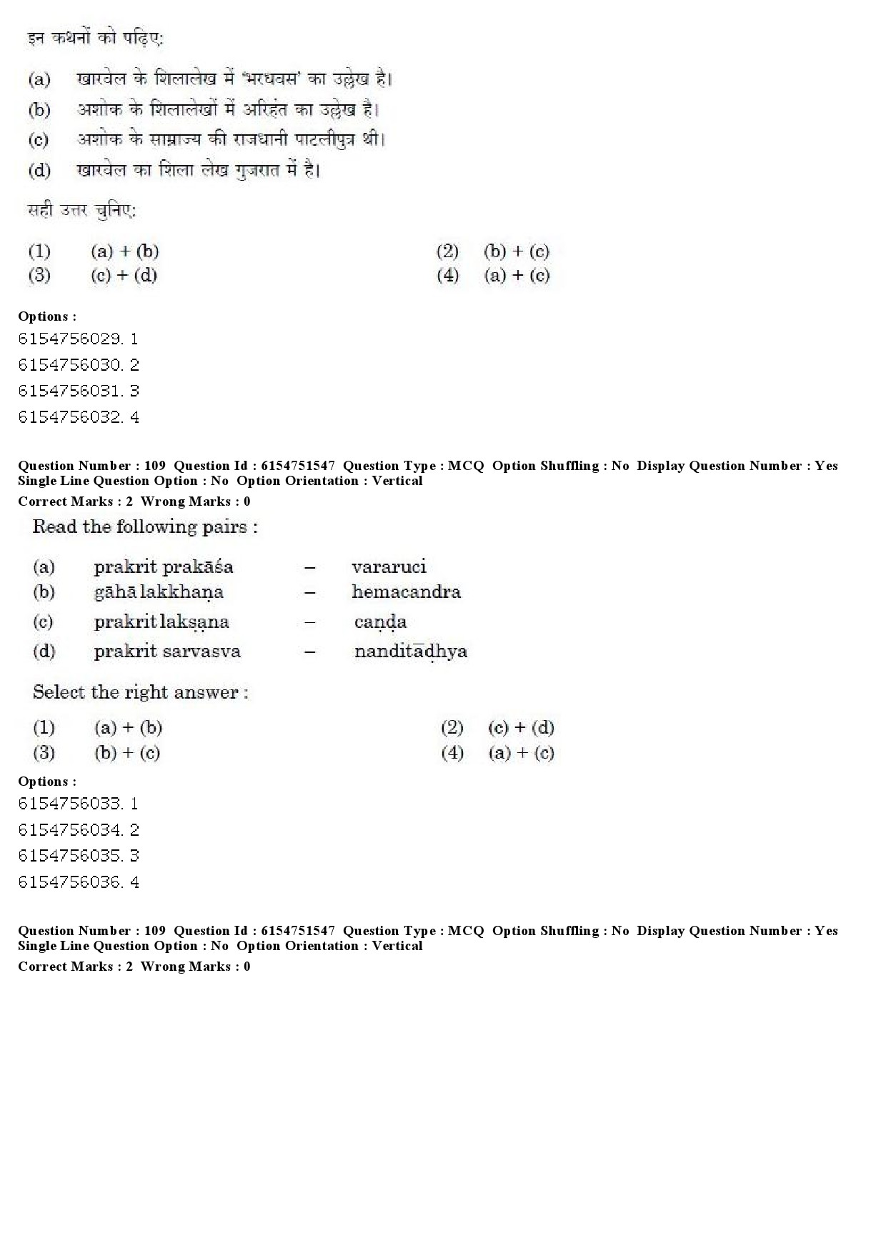 UGC NET Prakrit Question Paper December 2019 84