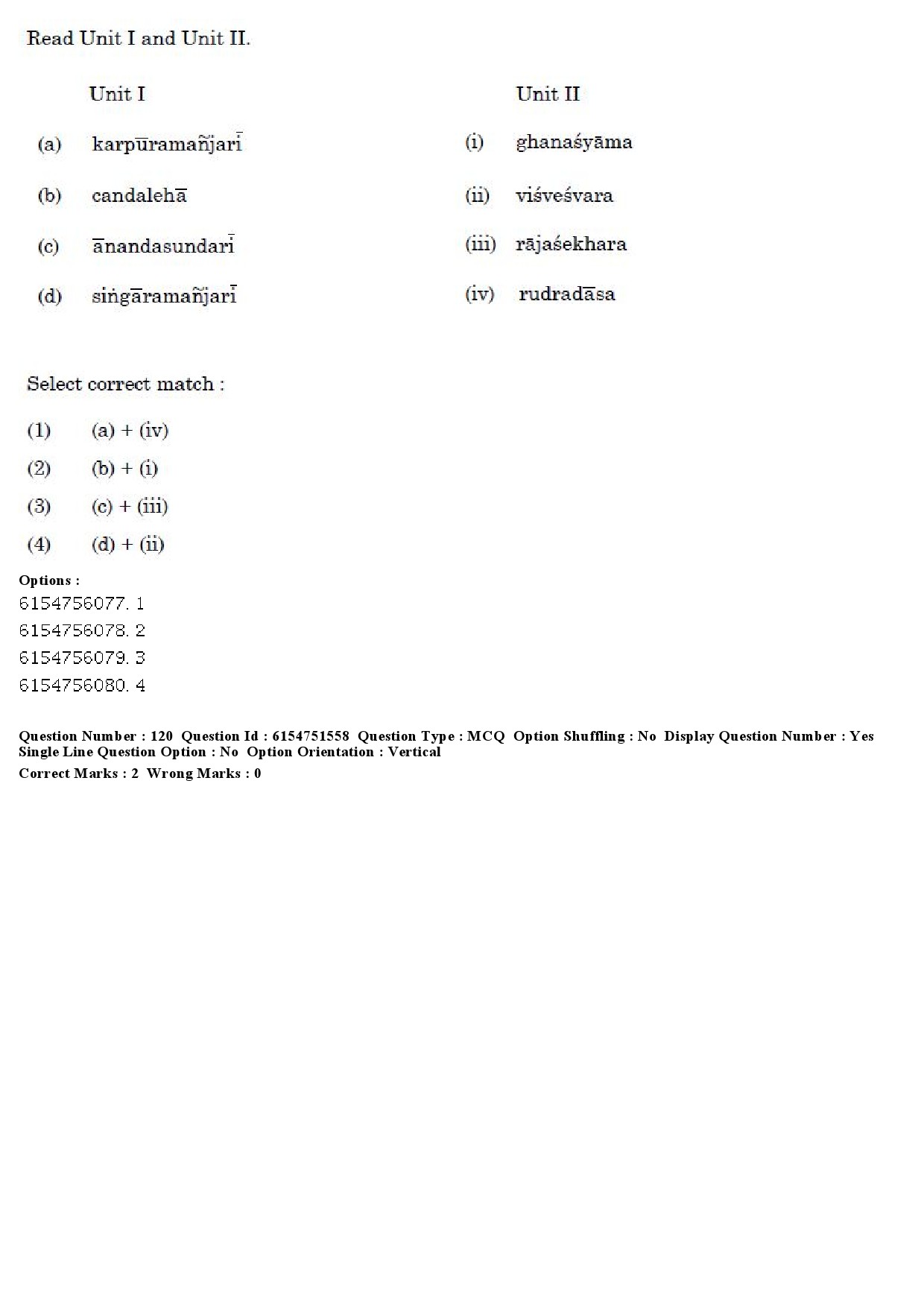 UGC NET Prakrit Question Paper December 2019 99