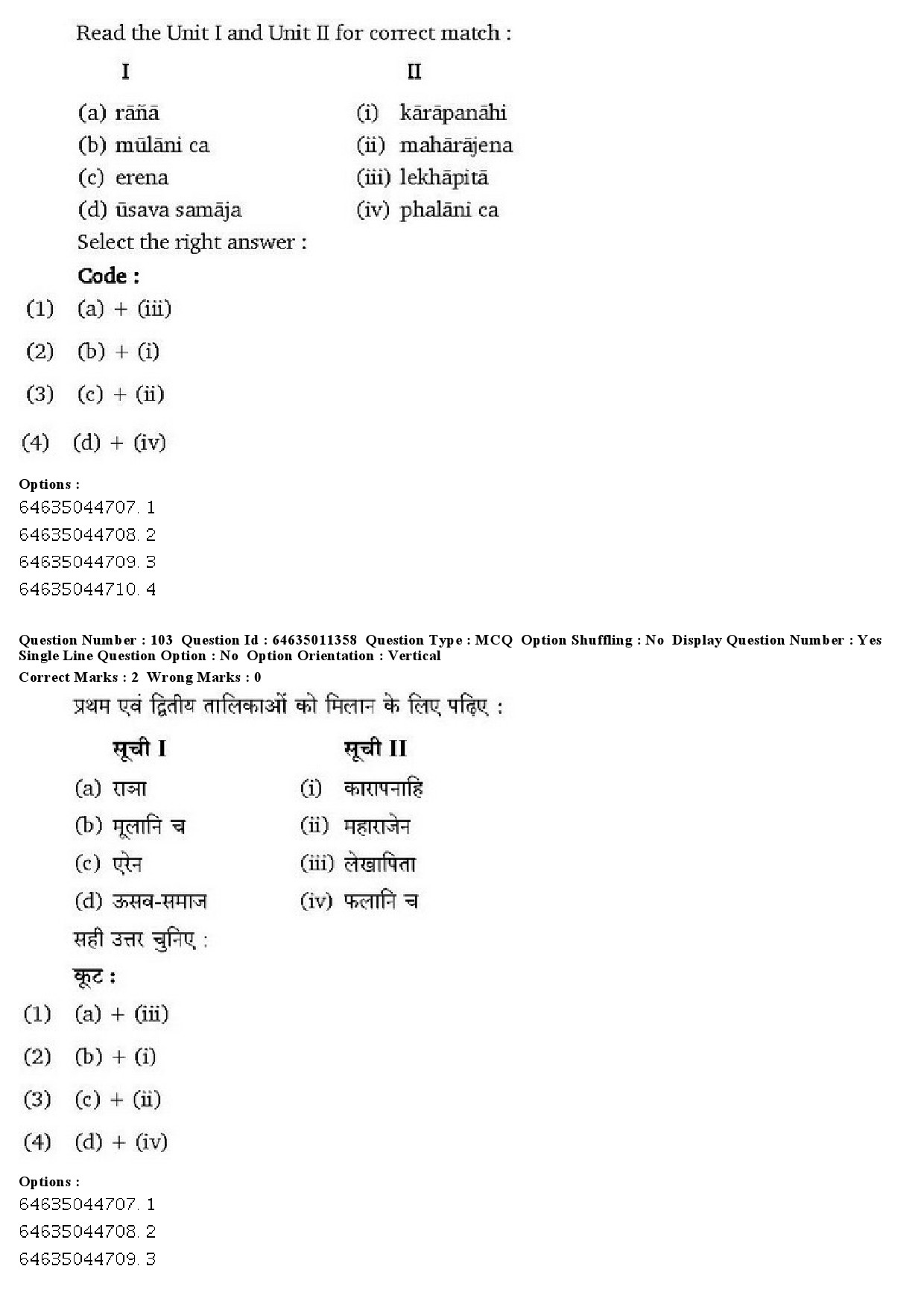 UGC NET Prakrit Question Paper June 2019 72