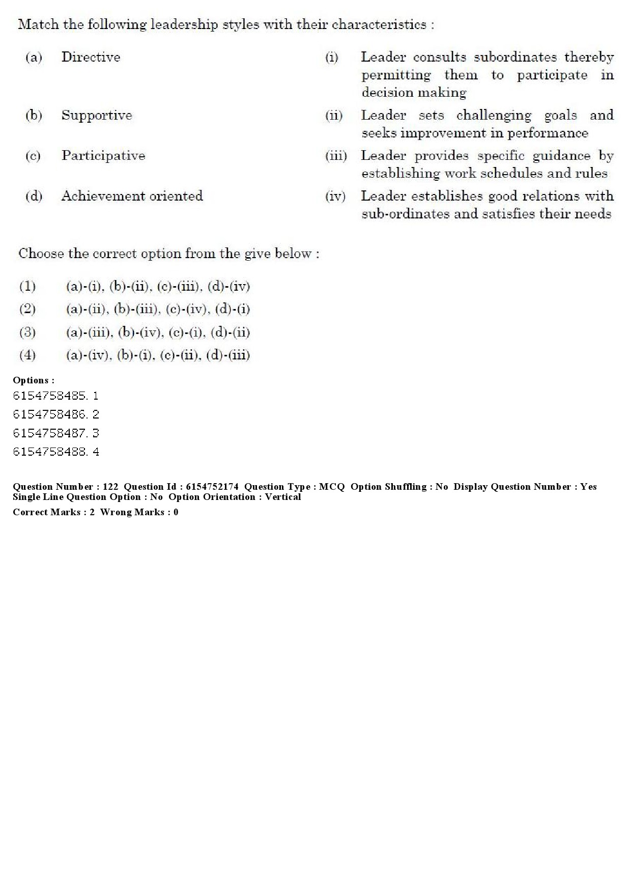 UGC NET Psychology Question Paper December 2019 128