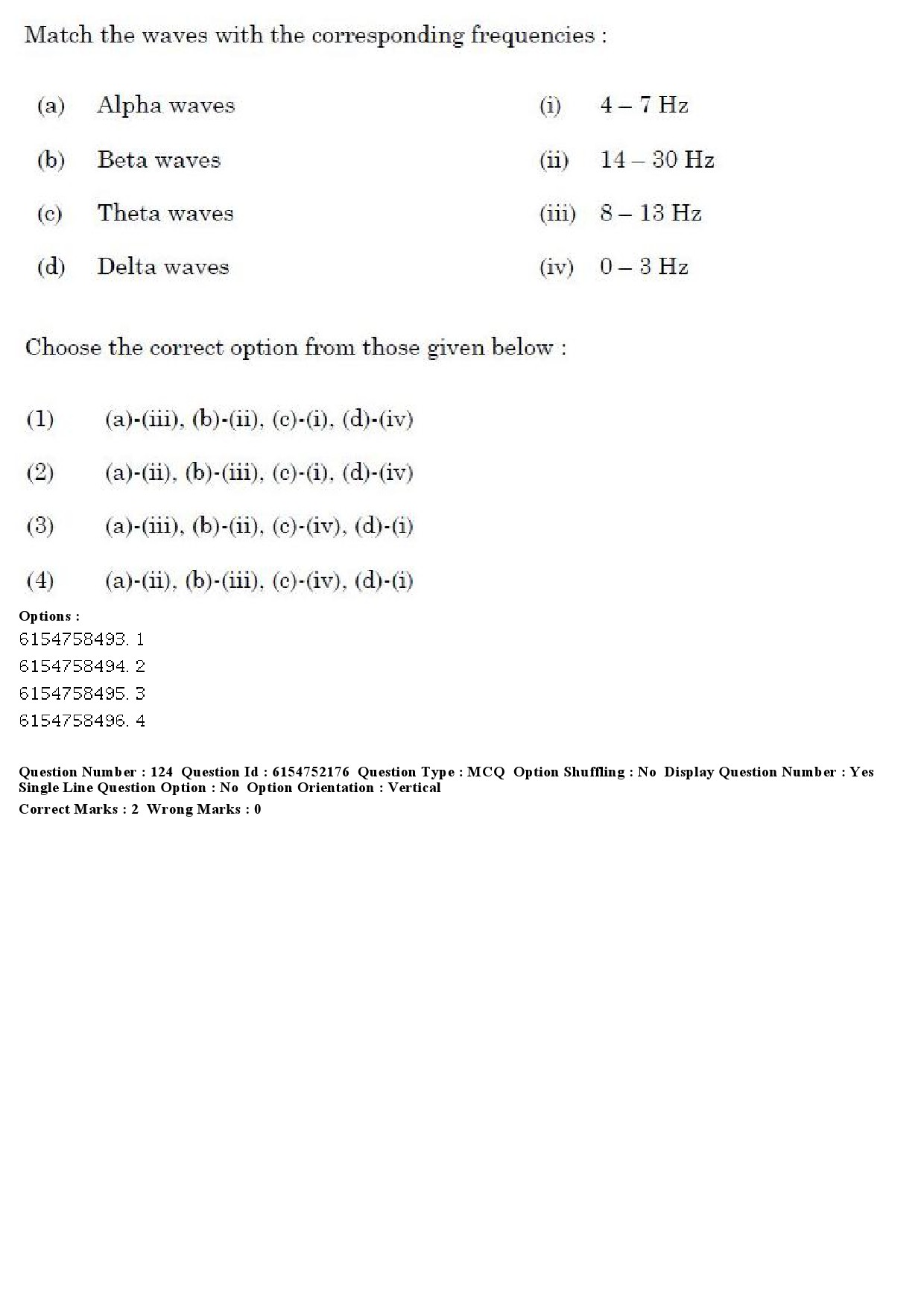 UGC NET Psychology Question Paper December 2019 132