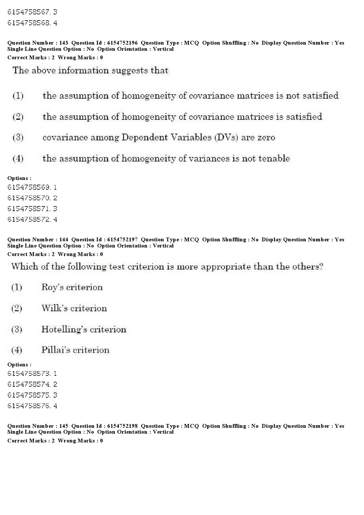 UGC NET Psychology Question Paper December 2019 160