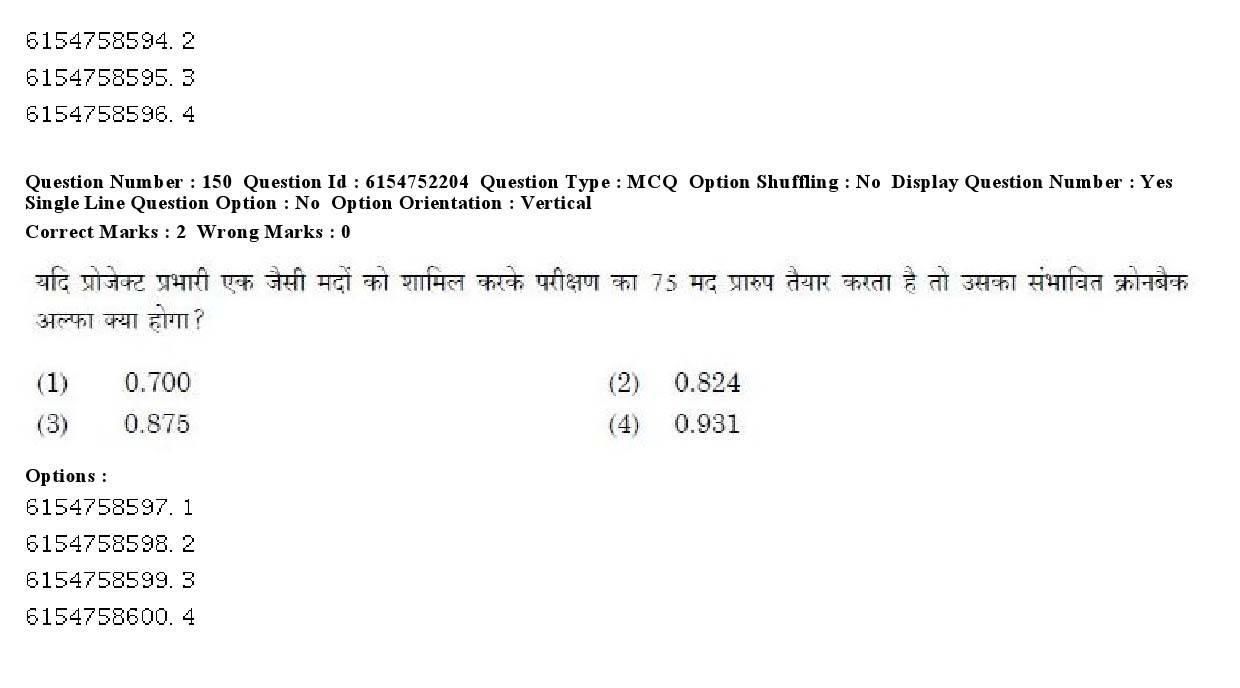 UGC NET Psychology Question Paper December 2019 170