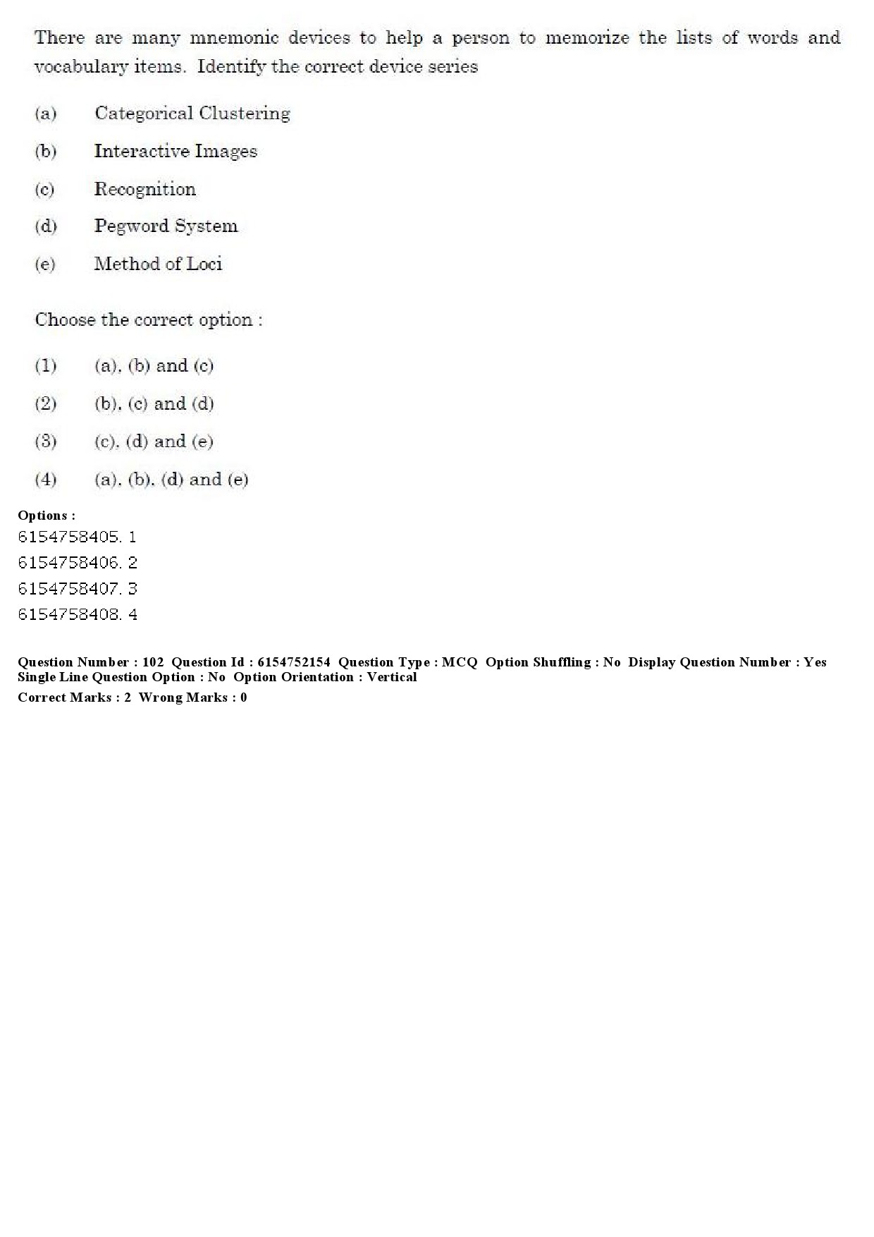 UGC NET Psychology Question Paper December 2019 89