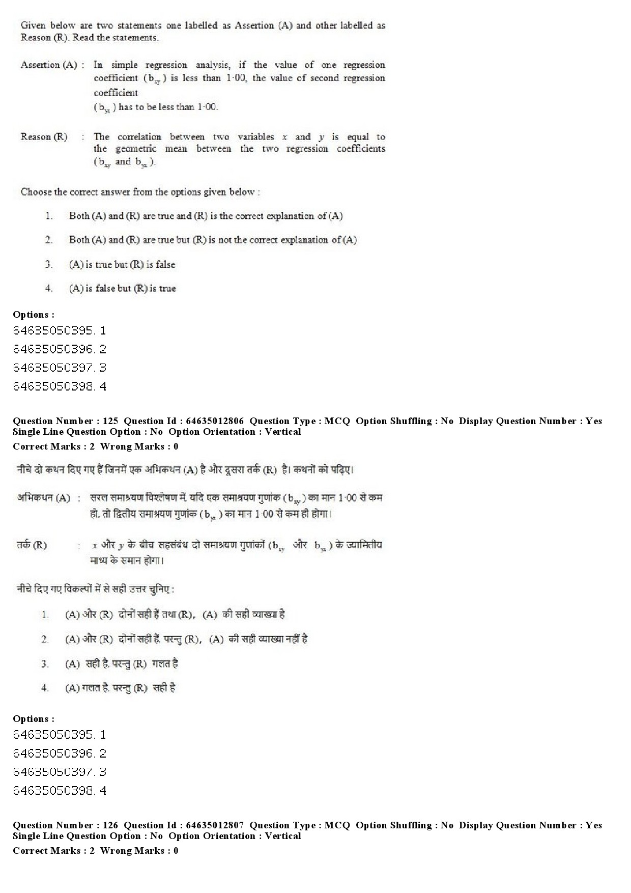 UGC NET Psychology Question Paper June 2019 95