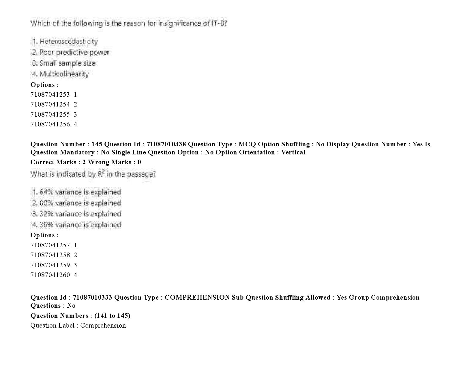 UGC NET Psychology Question Paper September 2020 218