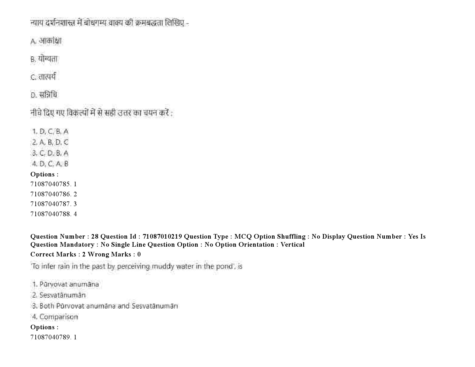 UGC NET Psychology Question Paper September 2020 44