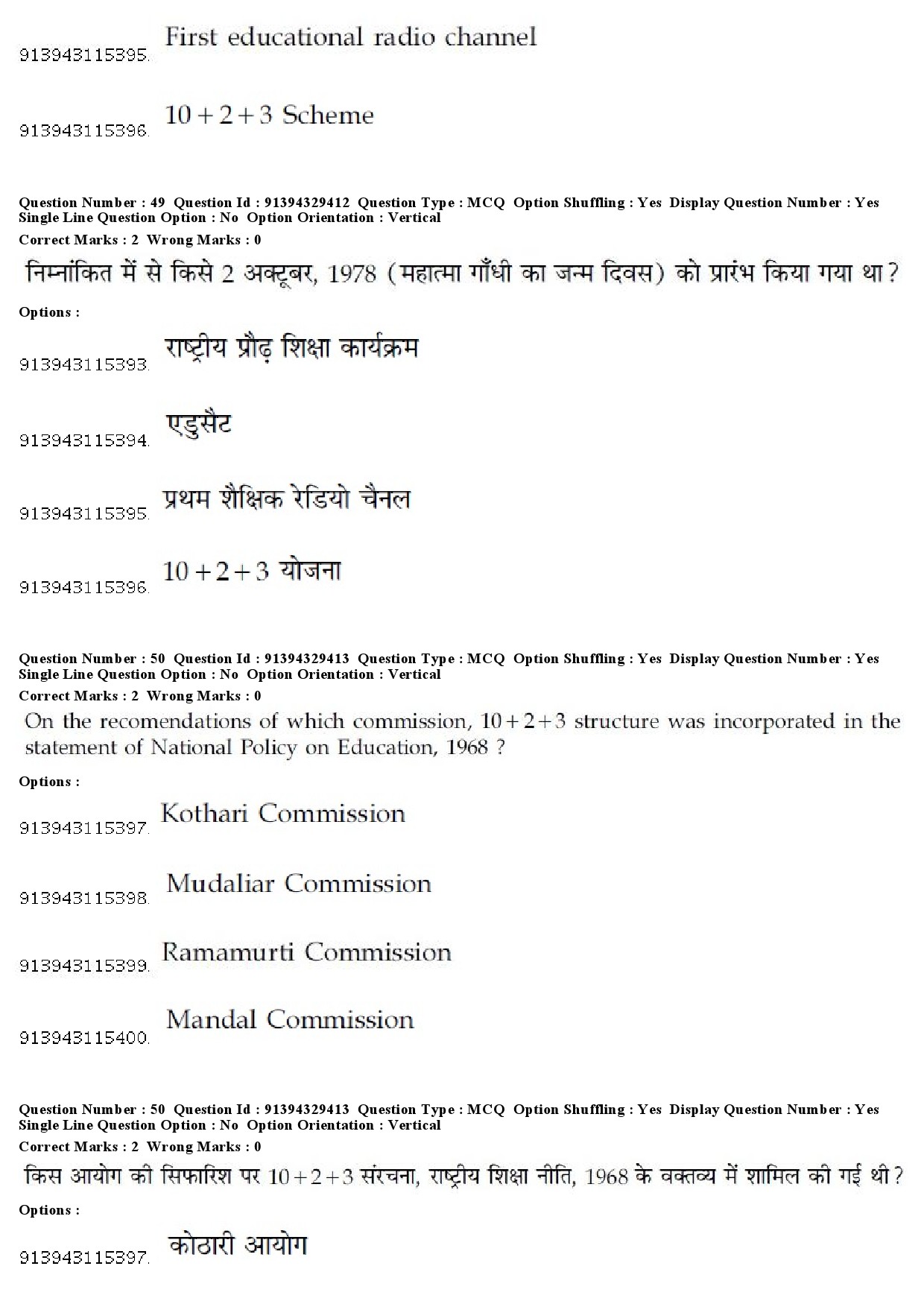 UGC NET Public Administration Question Paper December 2018 42