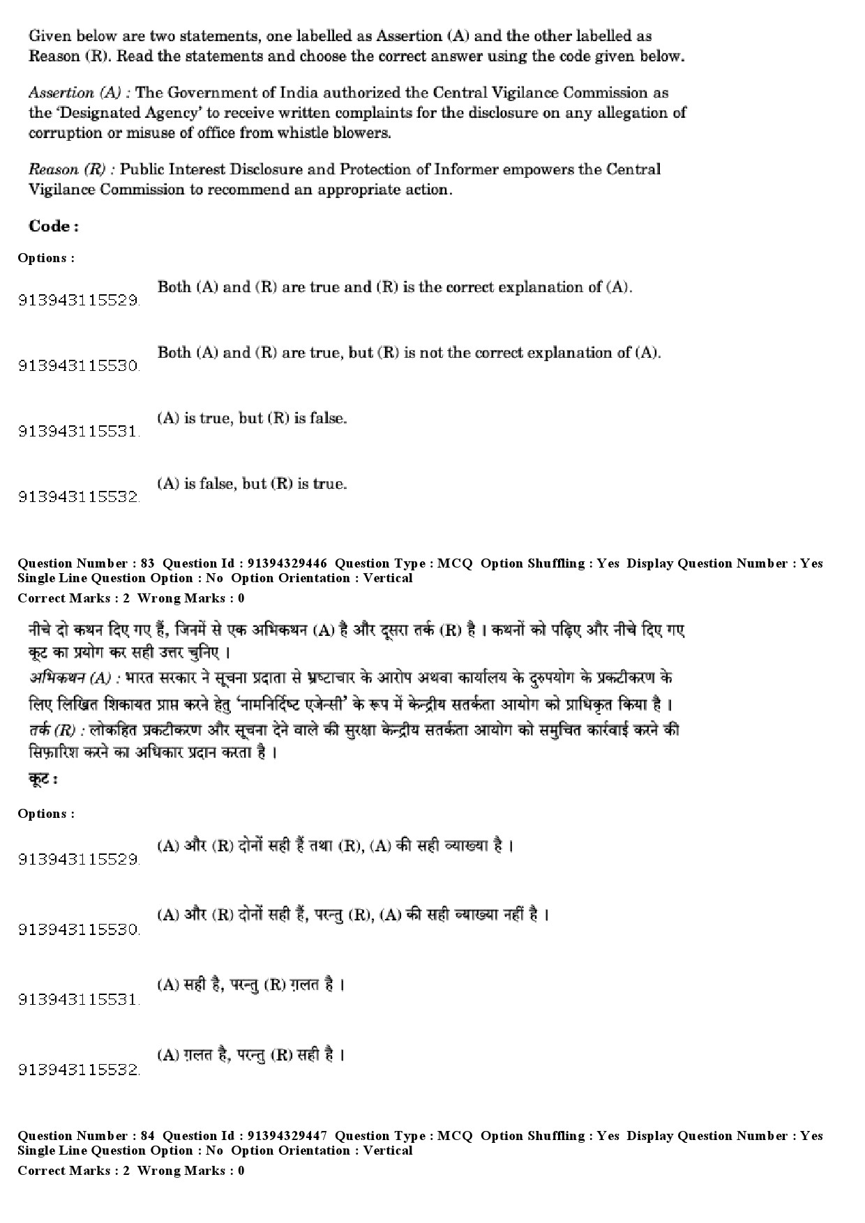 UGC NET Public Administration Question Paper December 2018 69