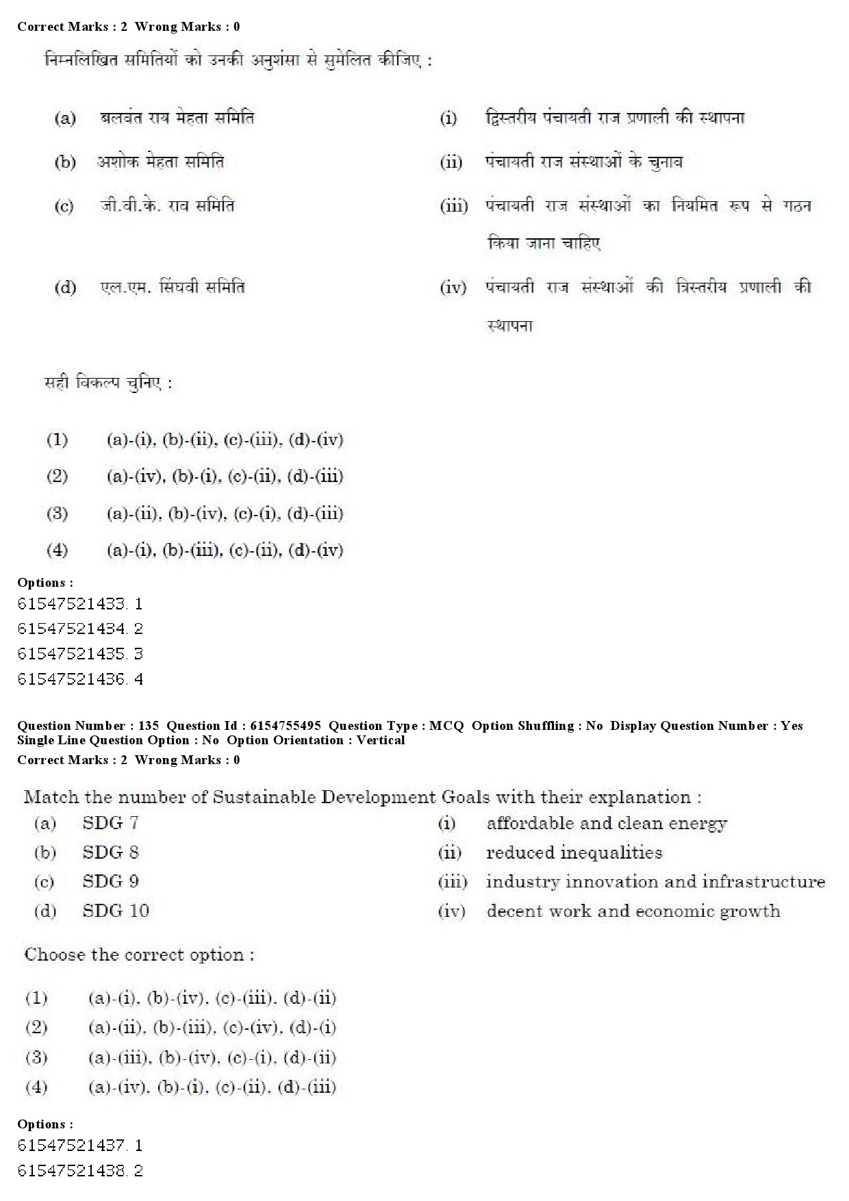 UGC NET Public Administration Question Paper December 2019 113