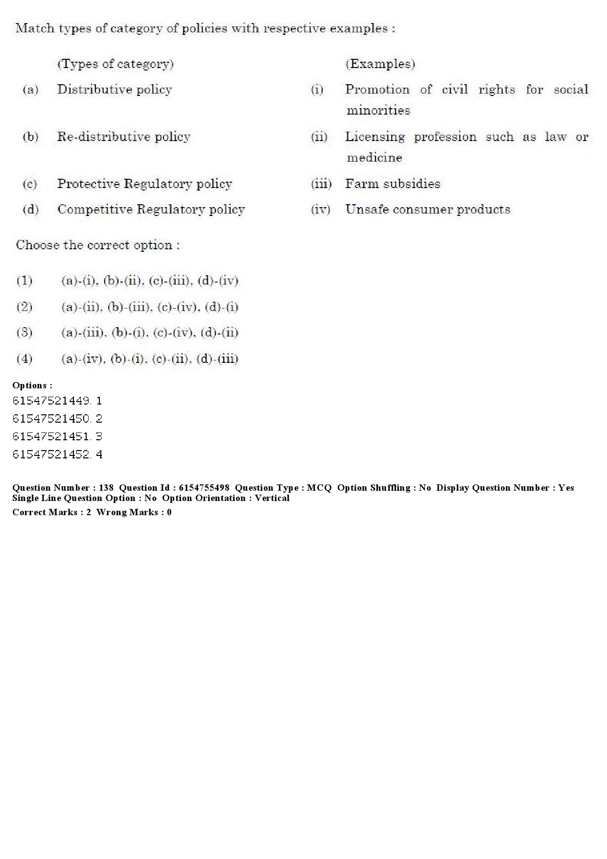 UGC NET Public Administration Question Paper December 2019 117