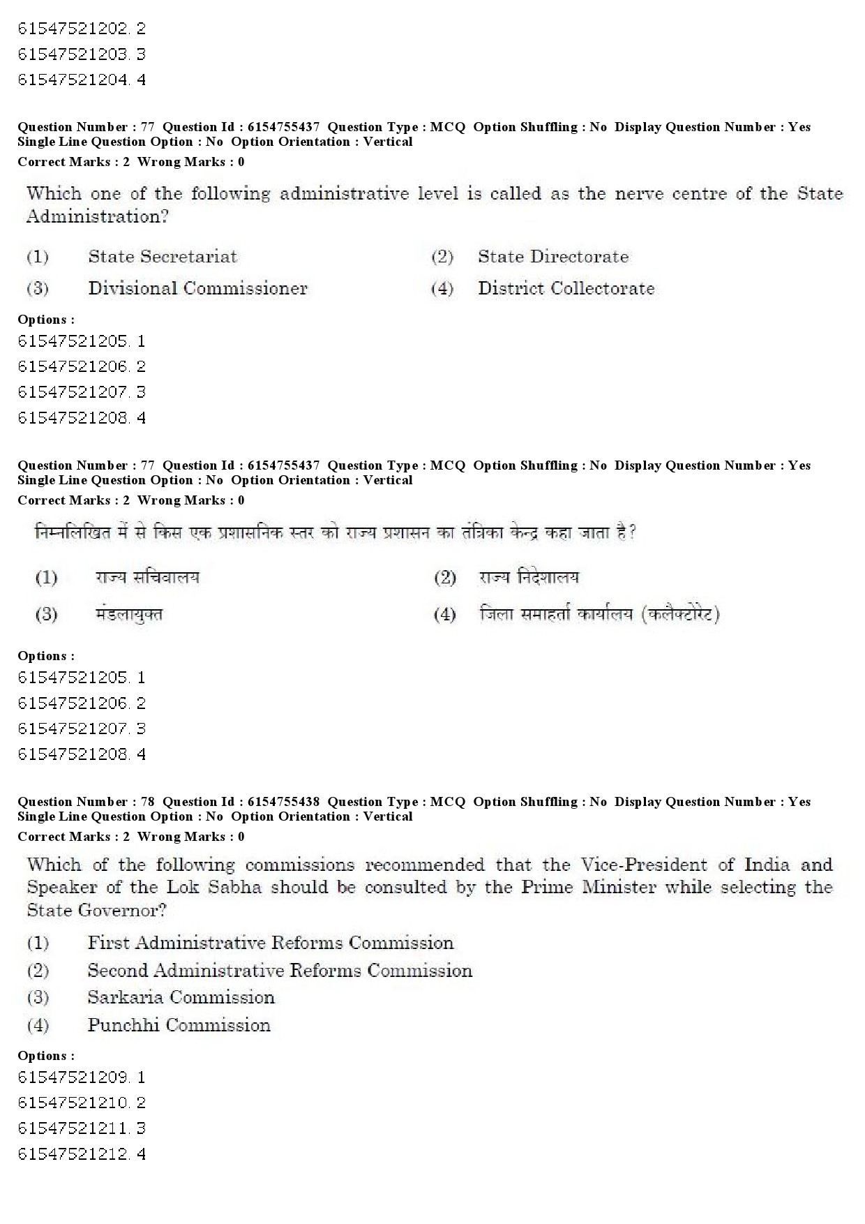 UGC NET Public Administration Question Paper December 2019 62