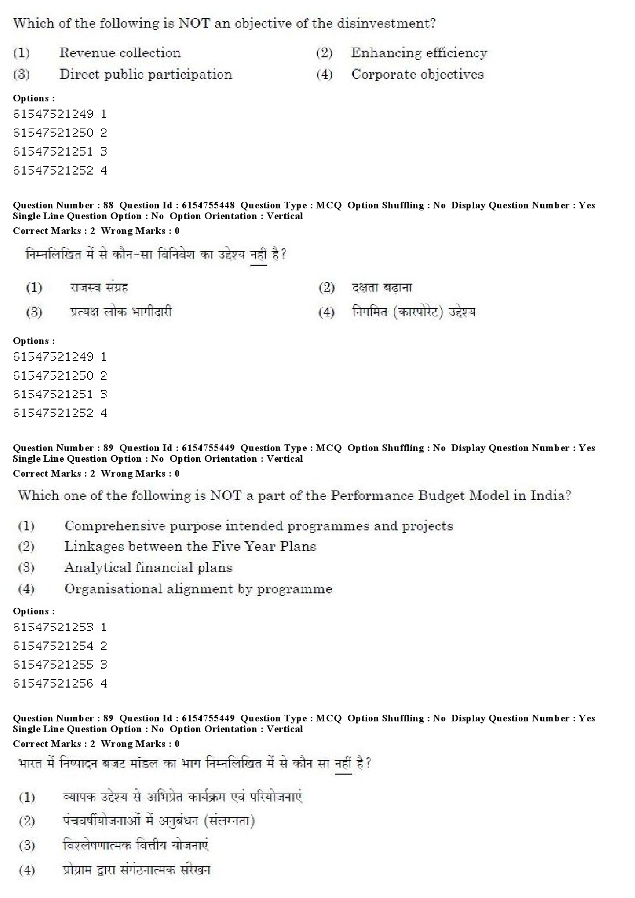 UGC NET Public Administration Question Paper December 2019 69