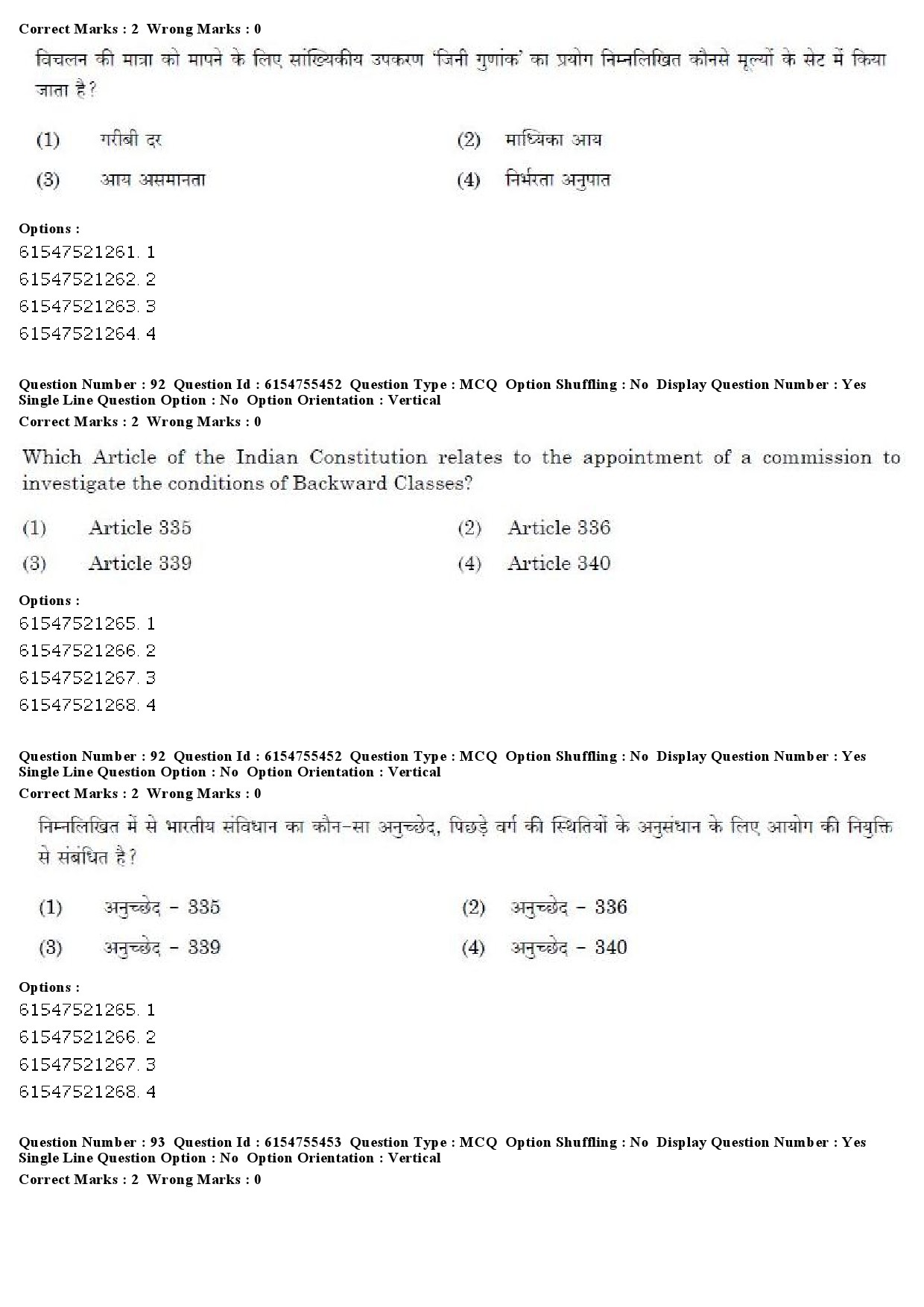 UGC NET Public Administration Question Paper December 2019 71