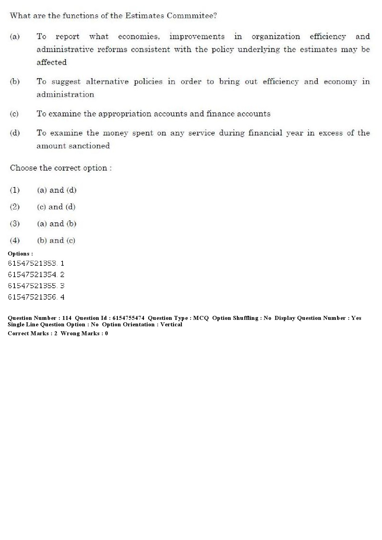 UGC NET Public Administration Question Paper December 2019 89