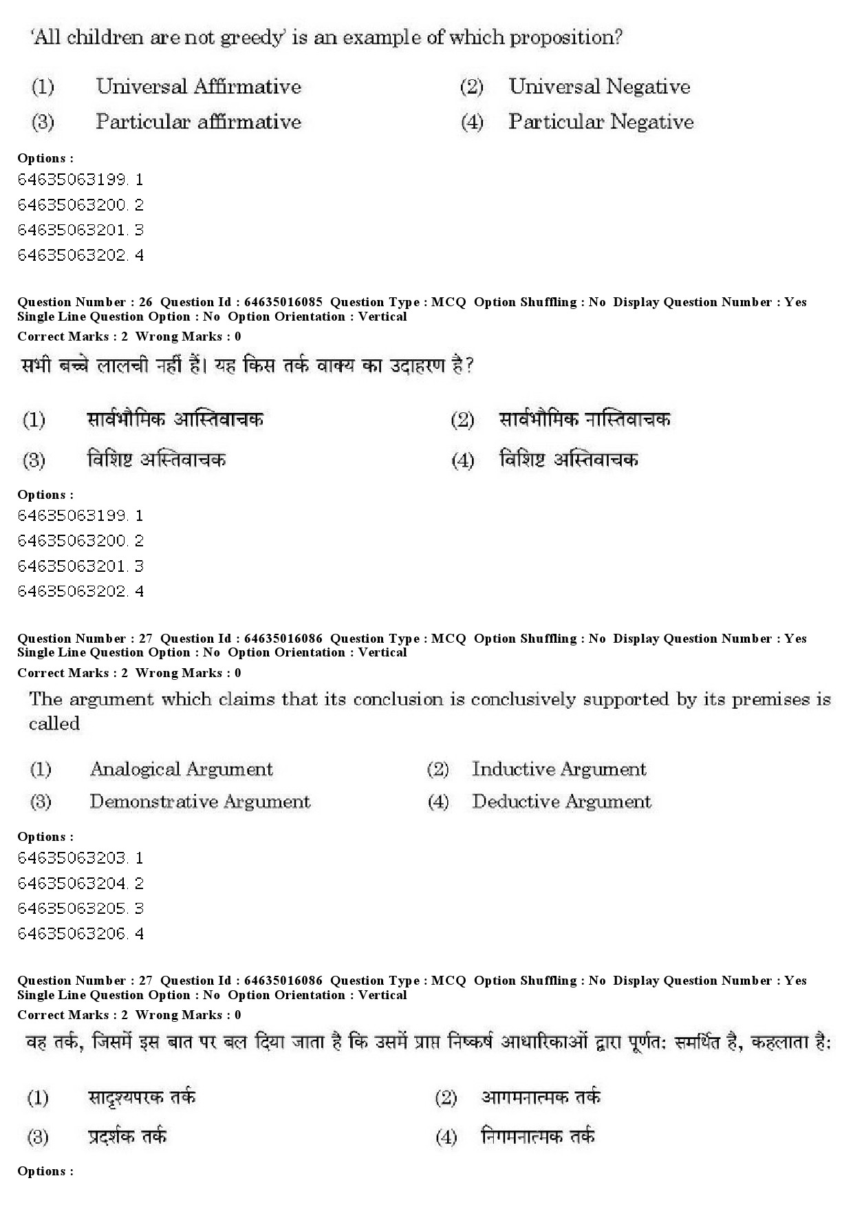 UGC NET Public Administration Question Paper June 2019 22