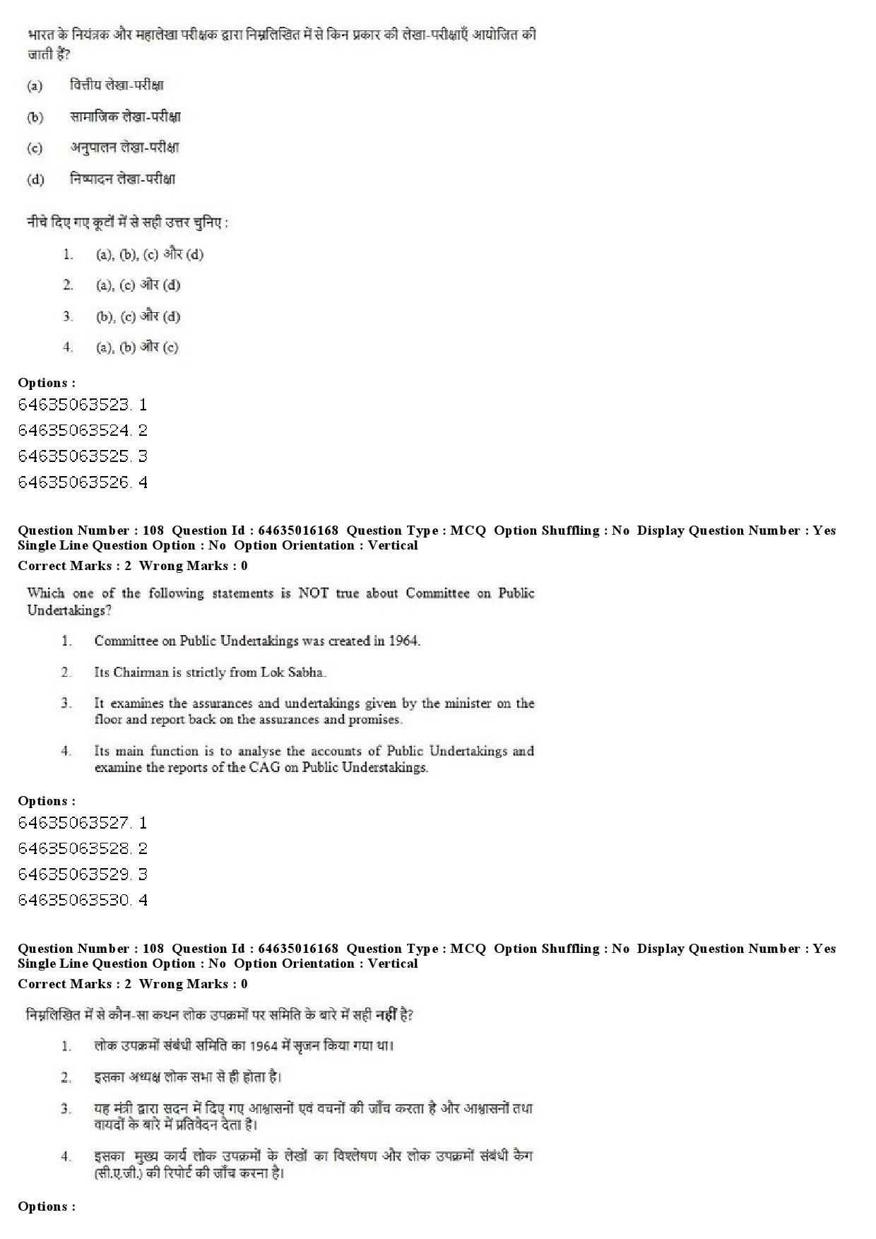 UGC NET Public Administration Question Paper June 2019 83