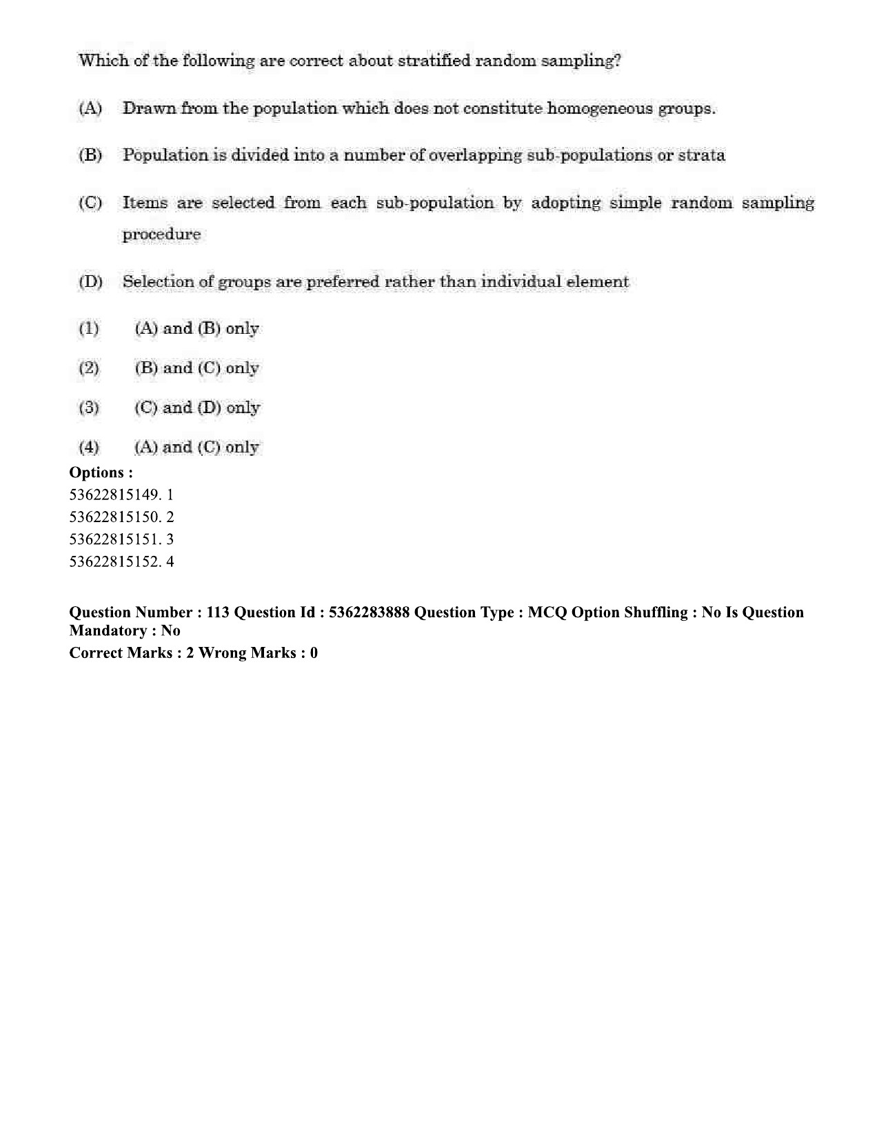 UGC NET Public Administration Question Paper September 2020 126