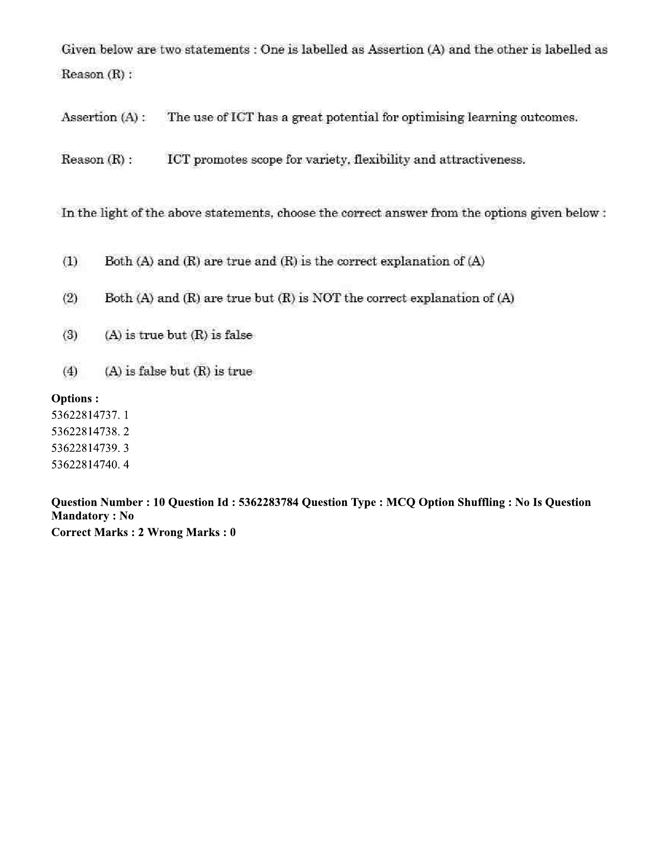 UGC NET Public Administration Question Paper September 2020 13