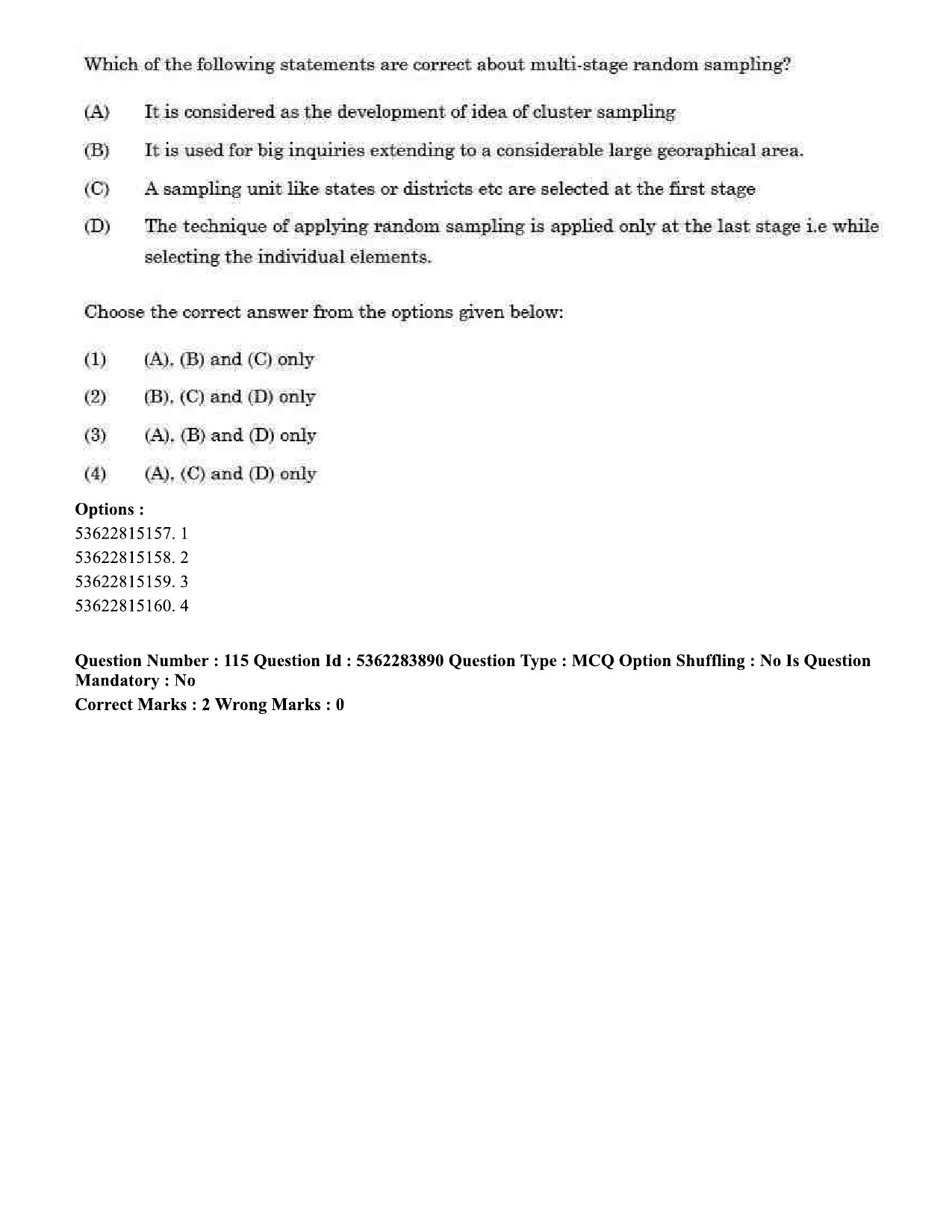 UGC NET Public Administration Question Paper September 2020 130