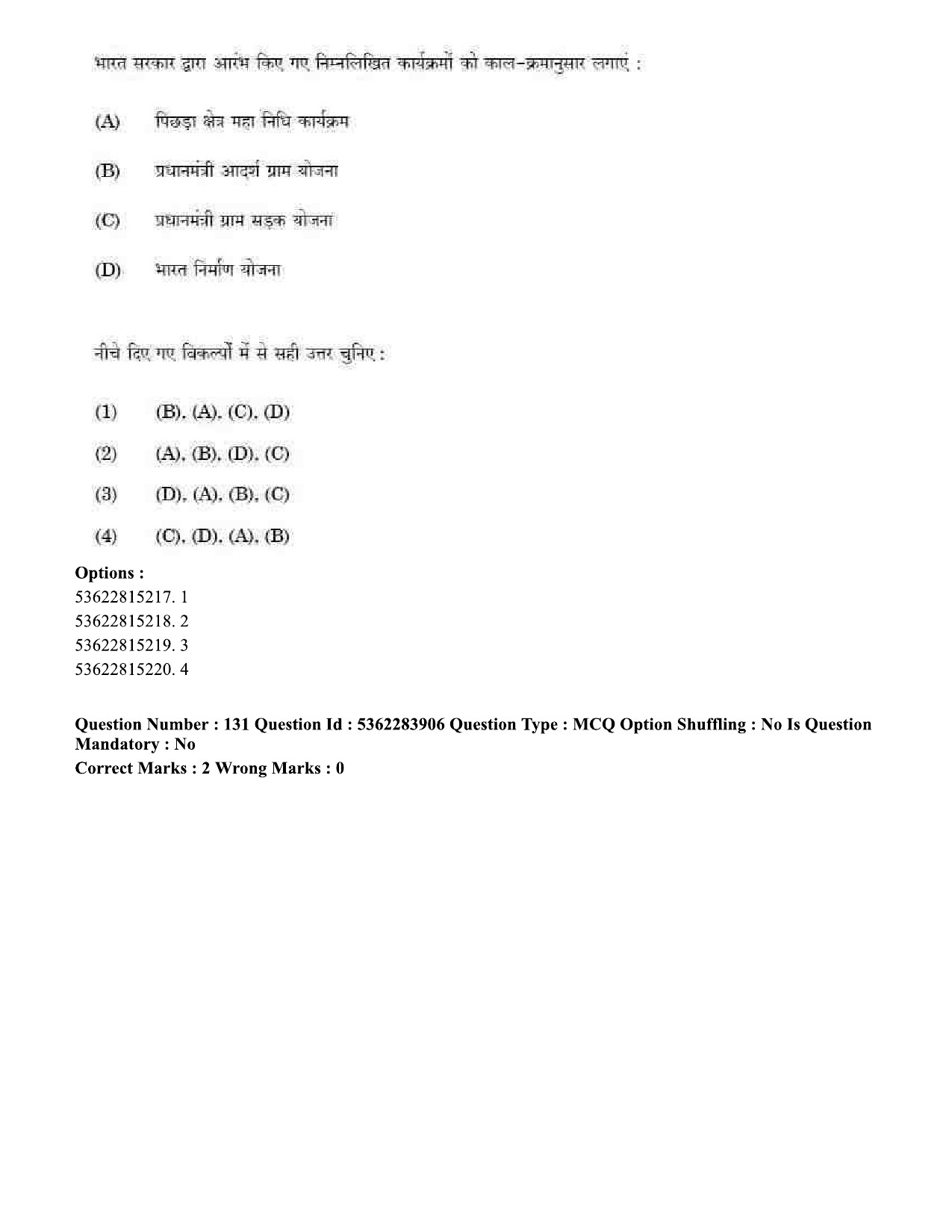 UGC NET Public Administration Question Paper September 2020 157