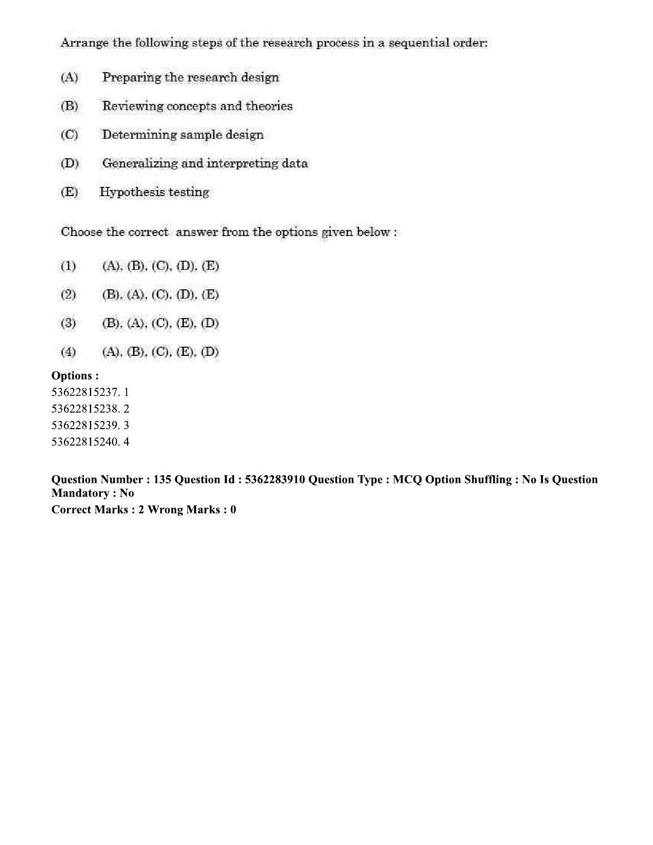 UGC NET Public Administration Question Paper September 2020 166