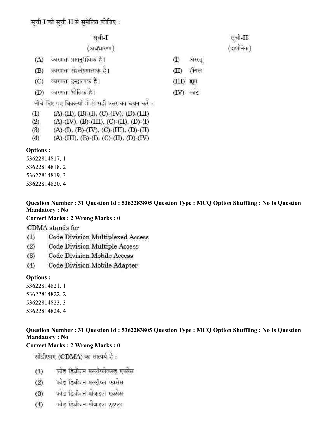 UGC NET Public Administration Question Paper September 2020 34