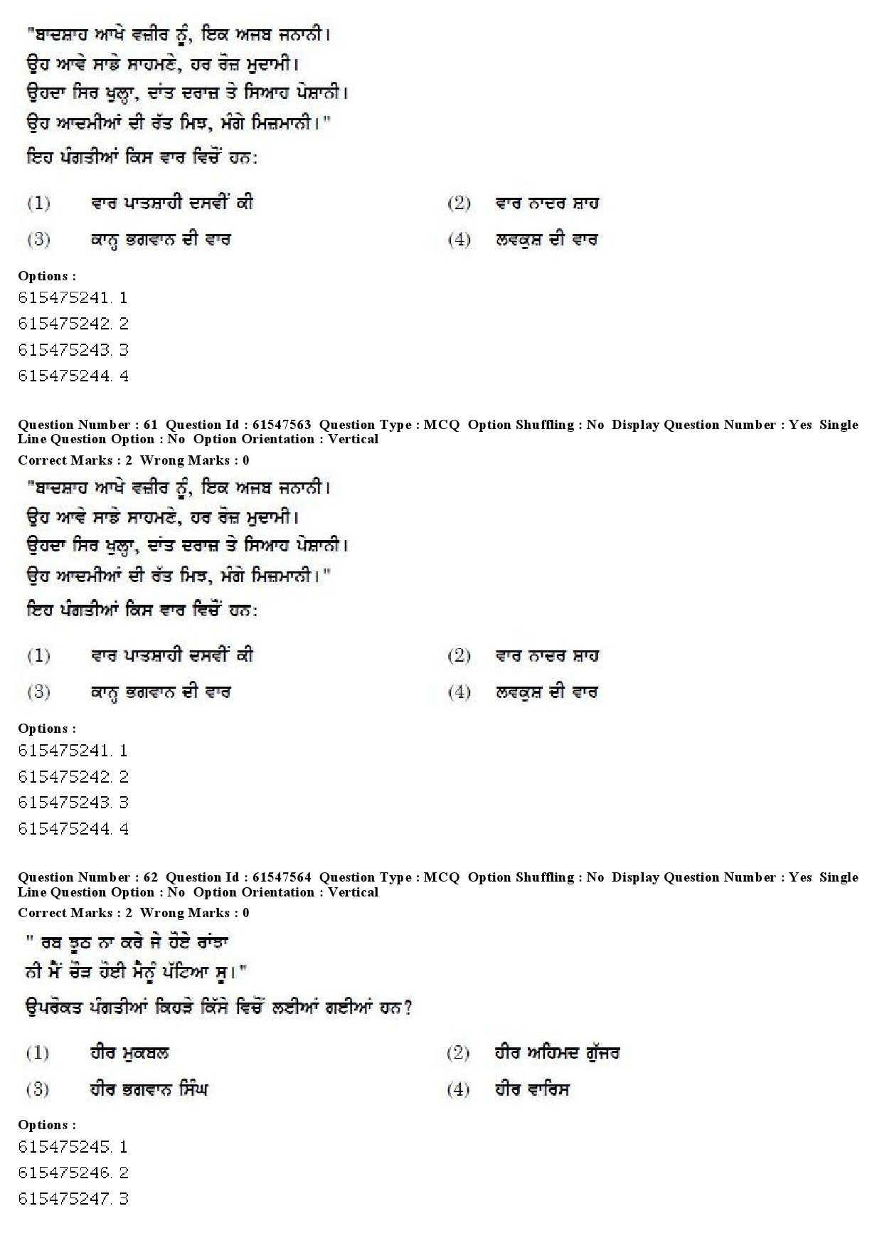 UGC NET Punjabi Question Paper December 2019 54