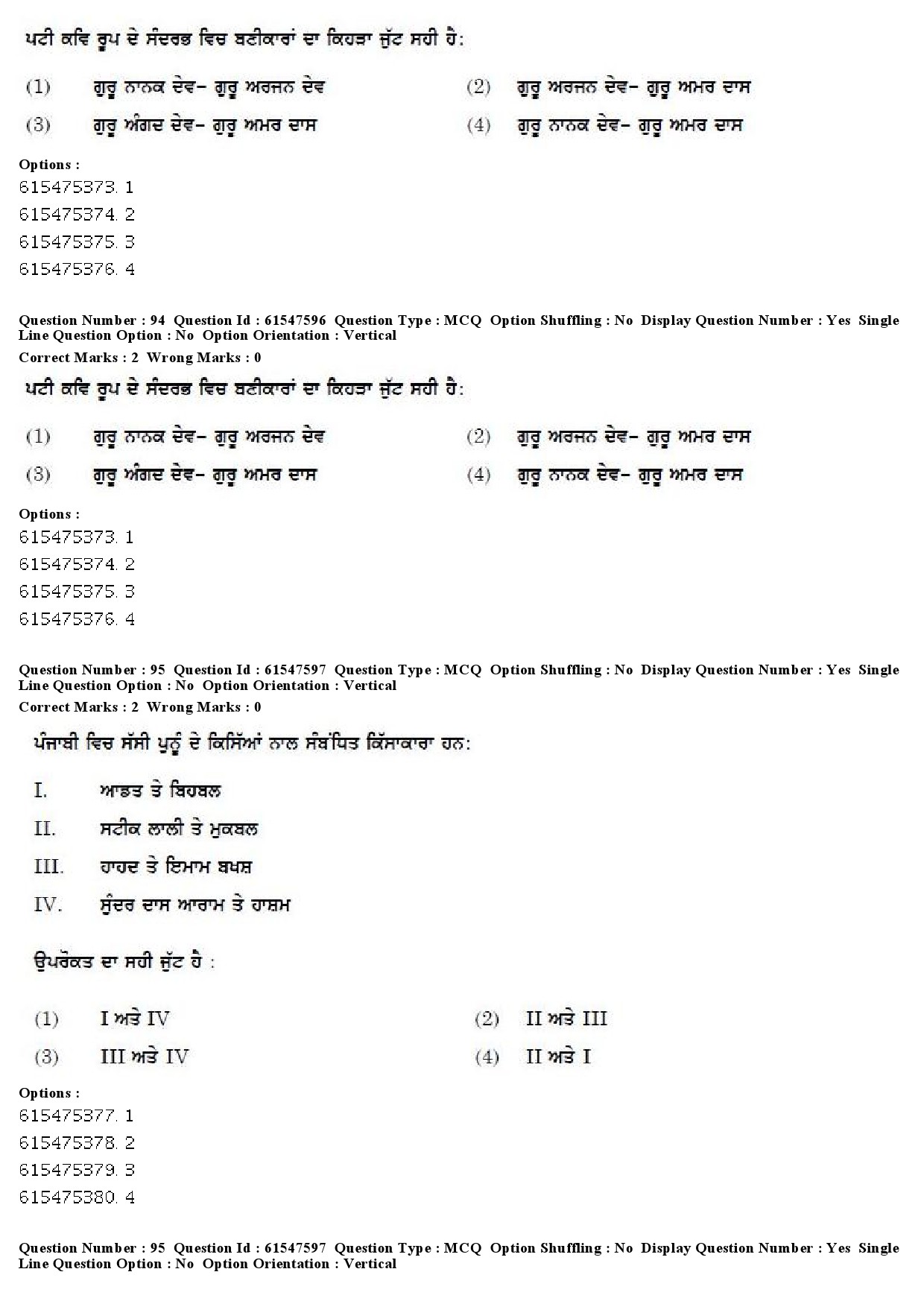 UGC NET Punjabi Question Paper December 2019 76