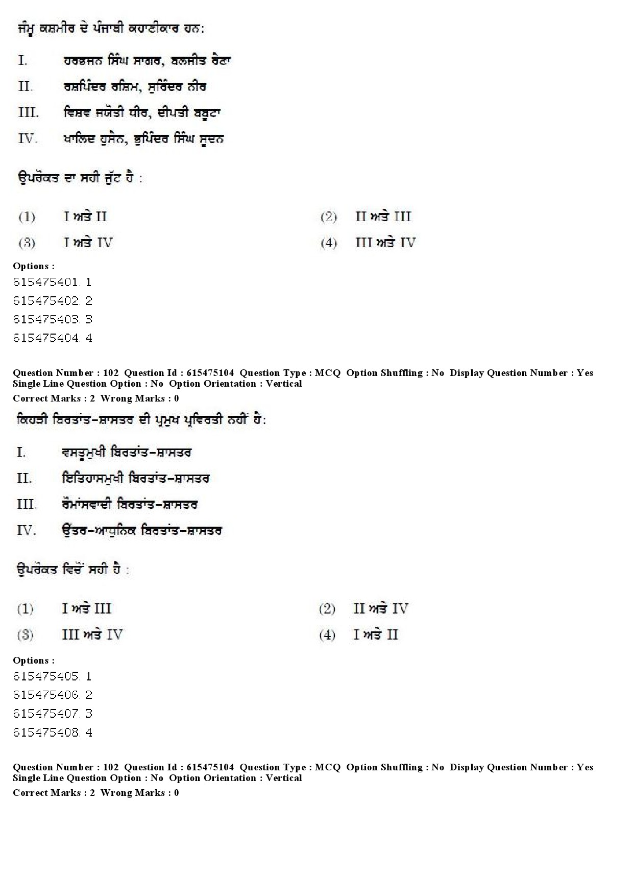 UGC NET Punjabi Question Paper December 2019 83