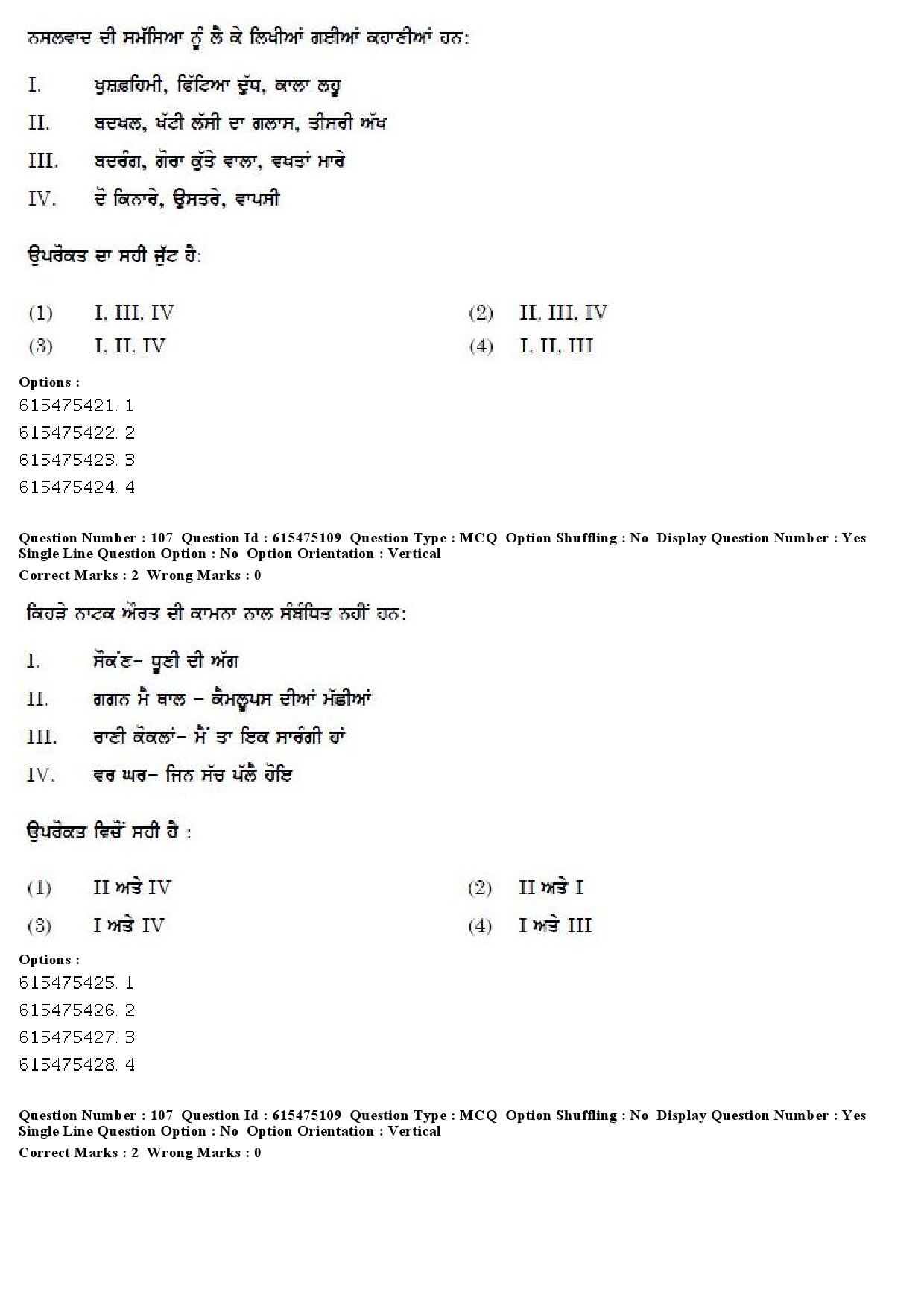 UGC NET Punjabi Question Paper December 2019 88