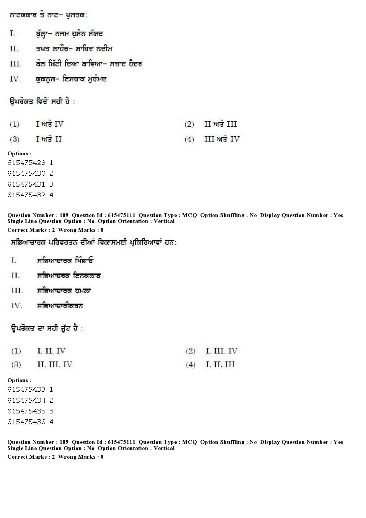 UGC NET Punjabi Question Paper December 2019 90